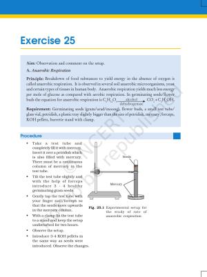 NCERT Laboratory Manuals for Class XI Biology - Exercise 25 to 27