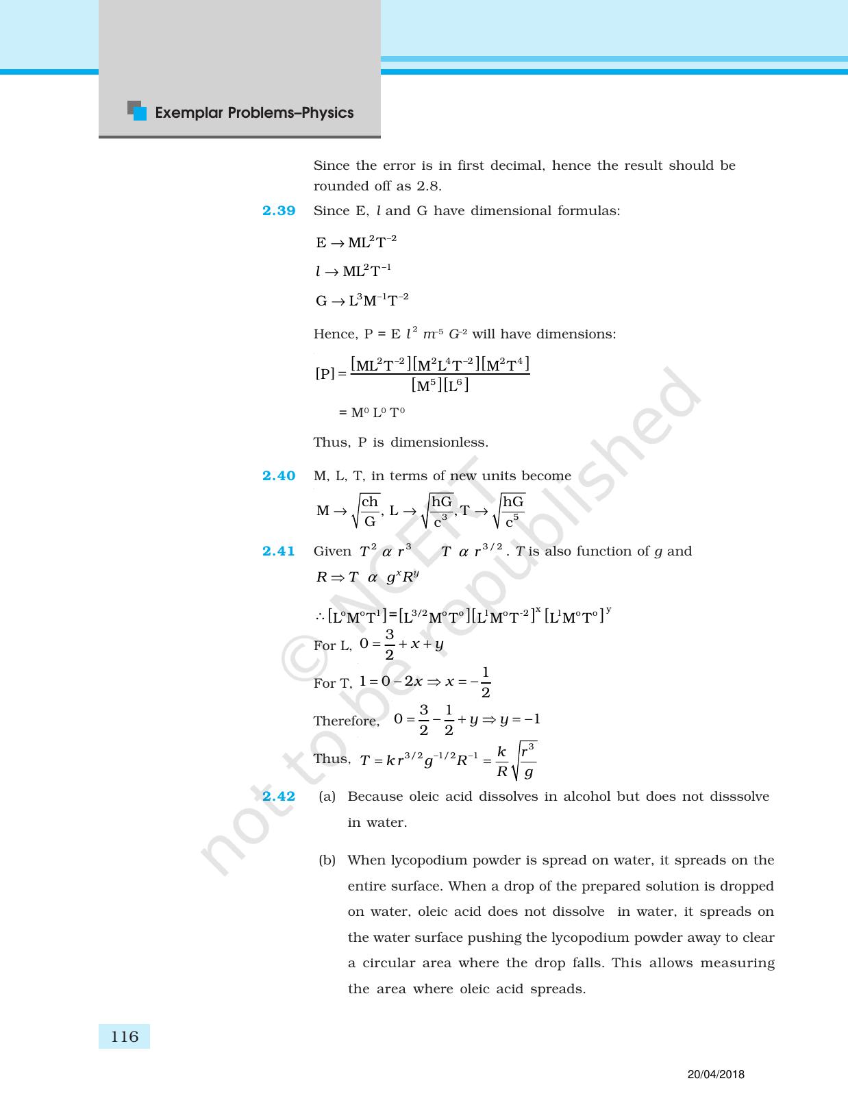 NCERT Exemplar Class 11: Physics Answers - Page 4