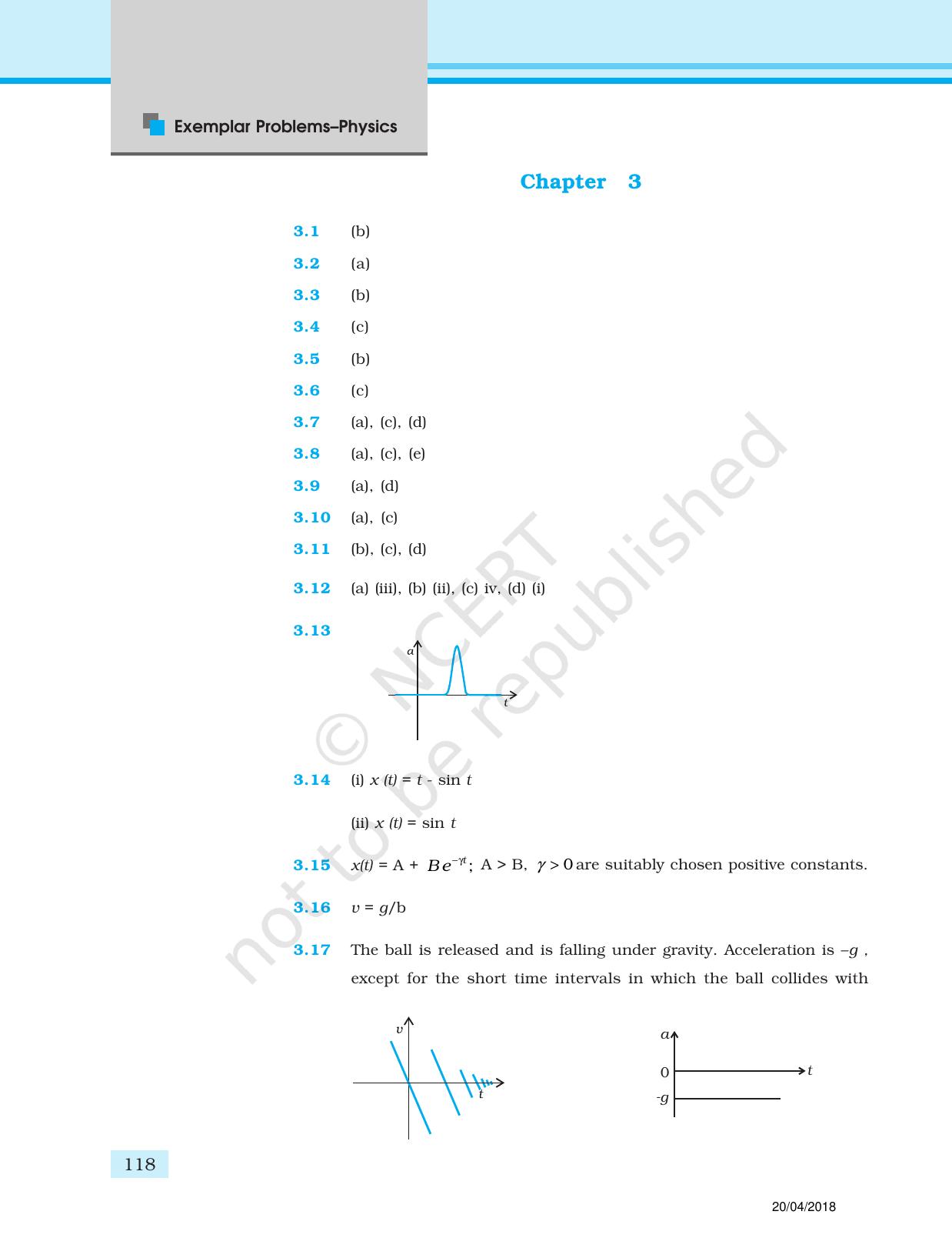 NCERT Exemplar Class 11: Physics Answers - Page 6