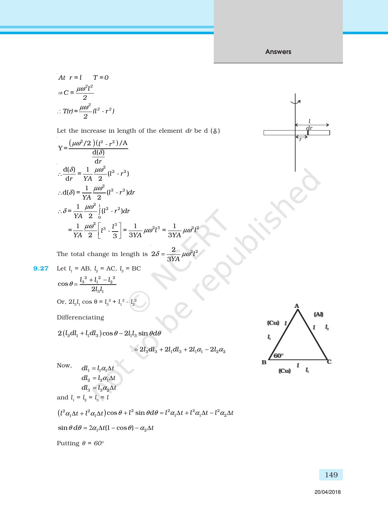 NCERT Exemplar Class 11: Physics Answers - Page 37