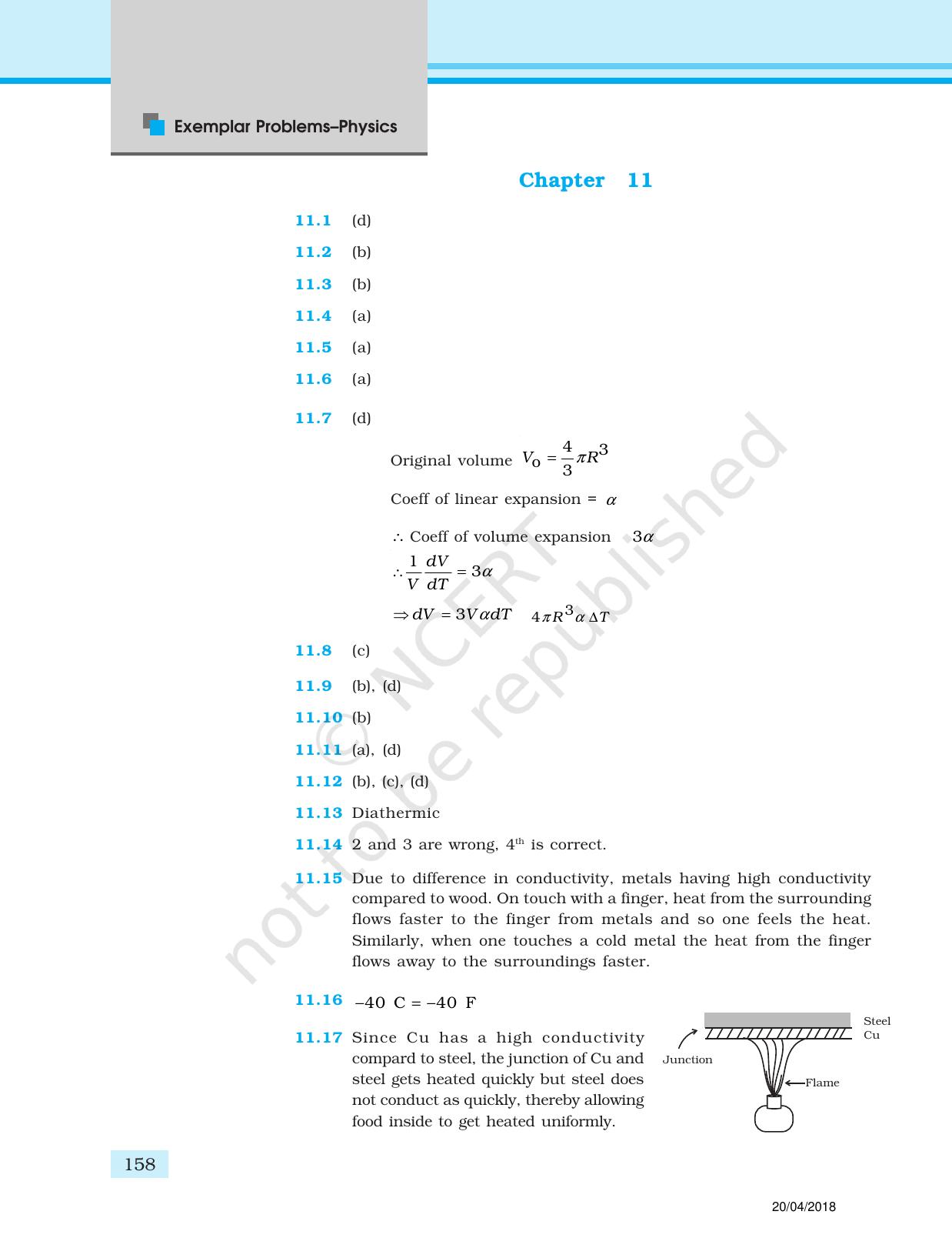 NCERT Exemplar Class 11: Physics Answers - Page 46