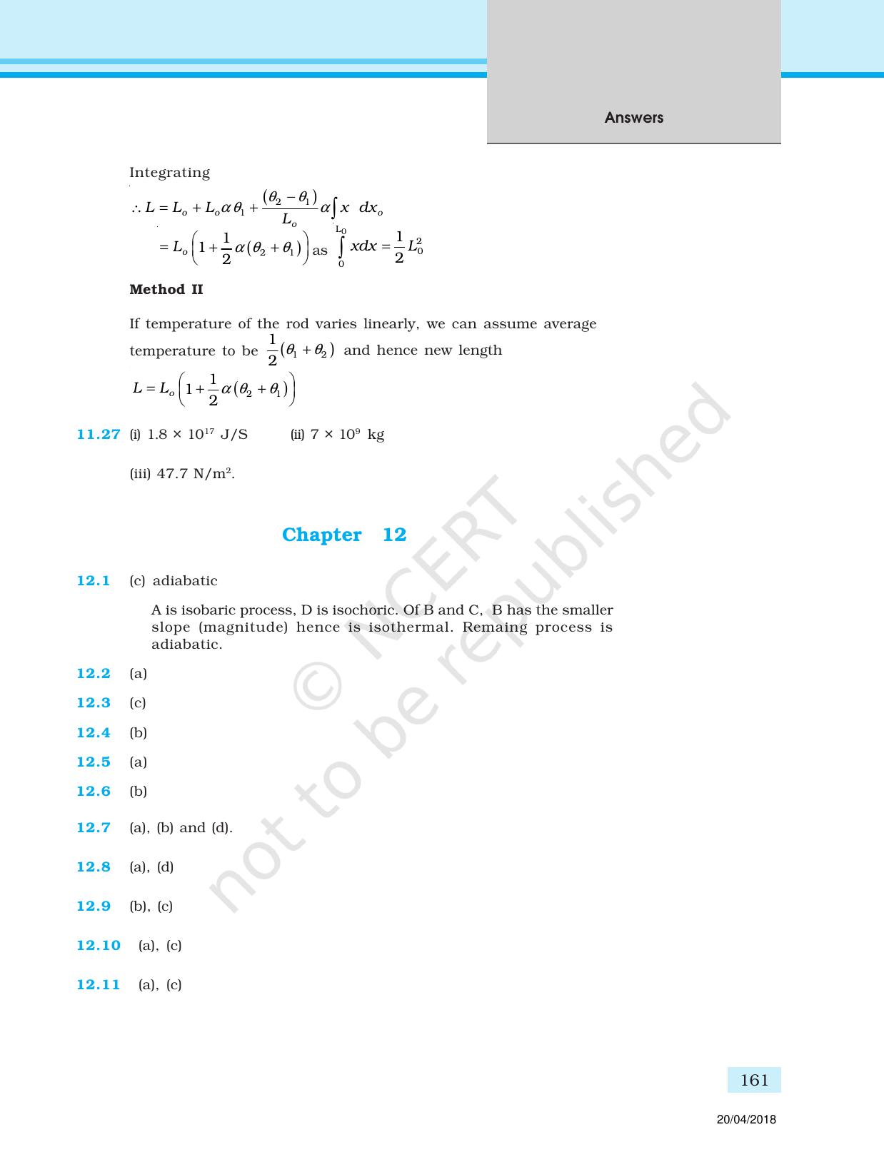 NCERT Exemplar Class 11: Physics Answers - Page 49