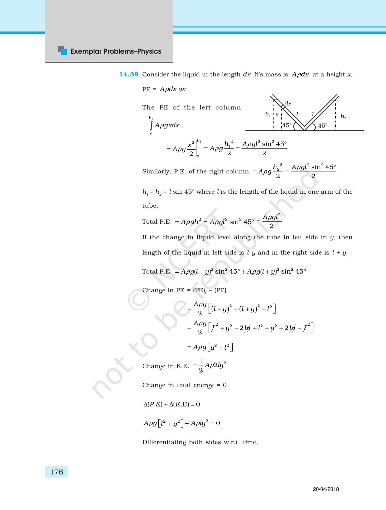 NCERT Exemplar Class 11: Physics Answers - Page 64