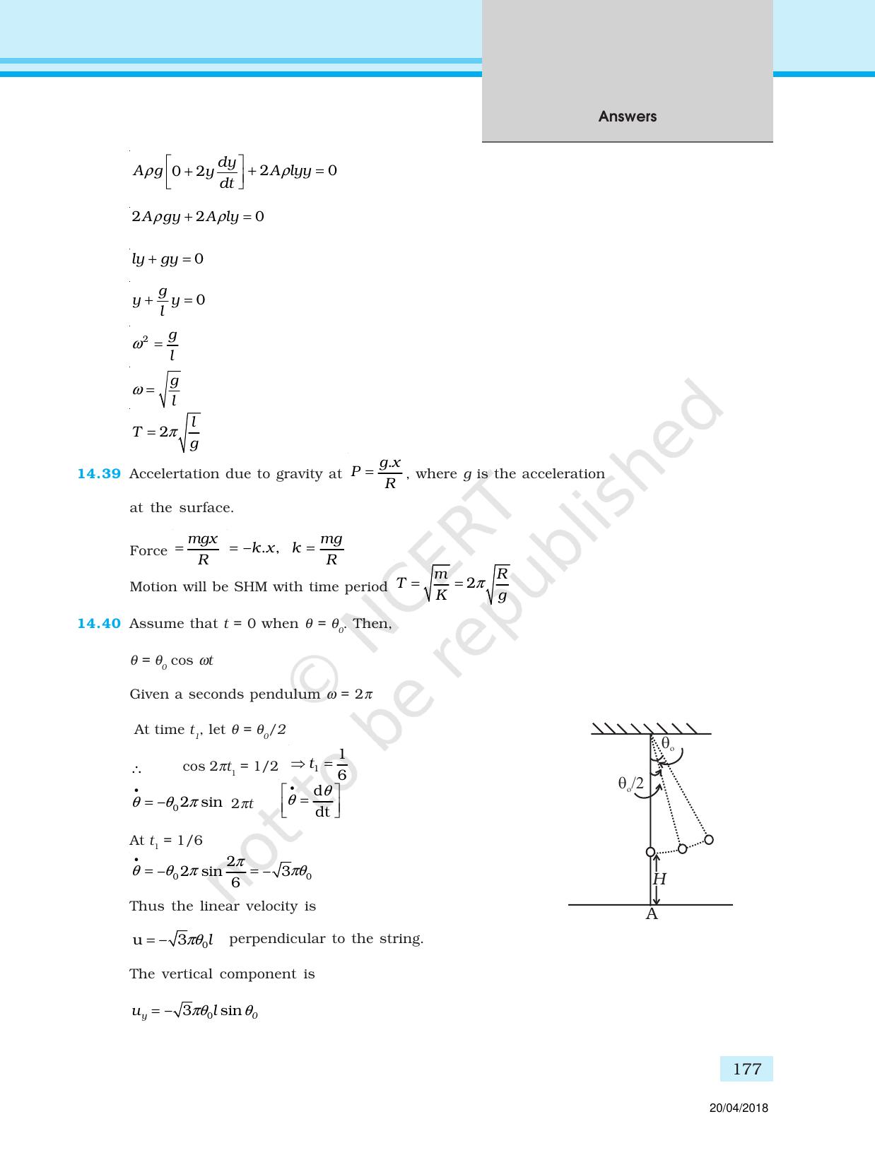 NCERT Exemplar Class 11: Physics Answers - Page 65