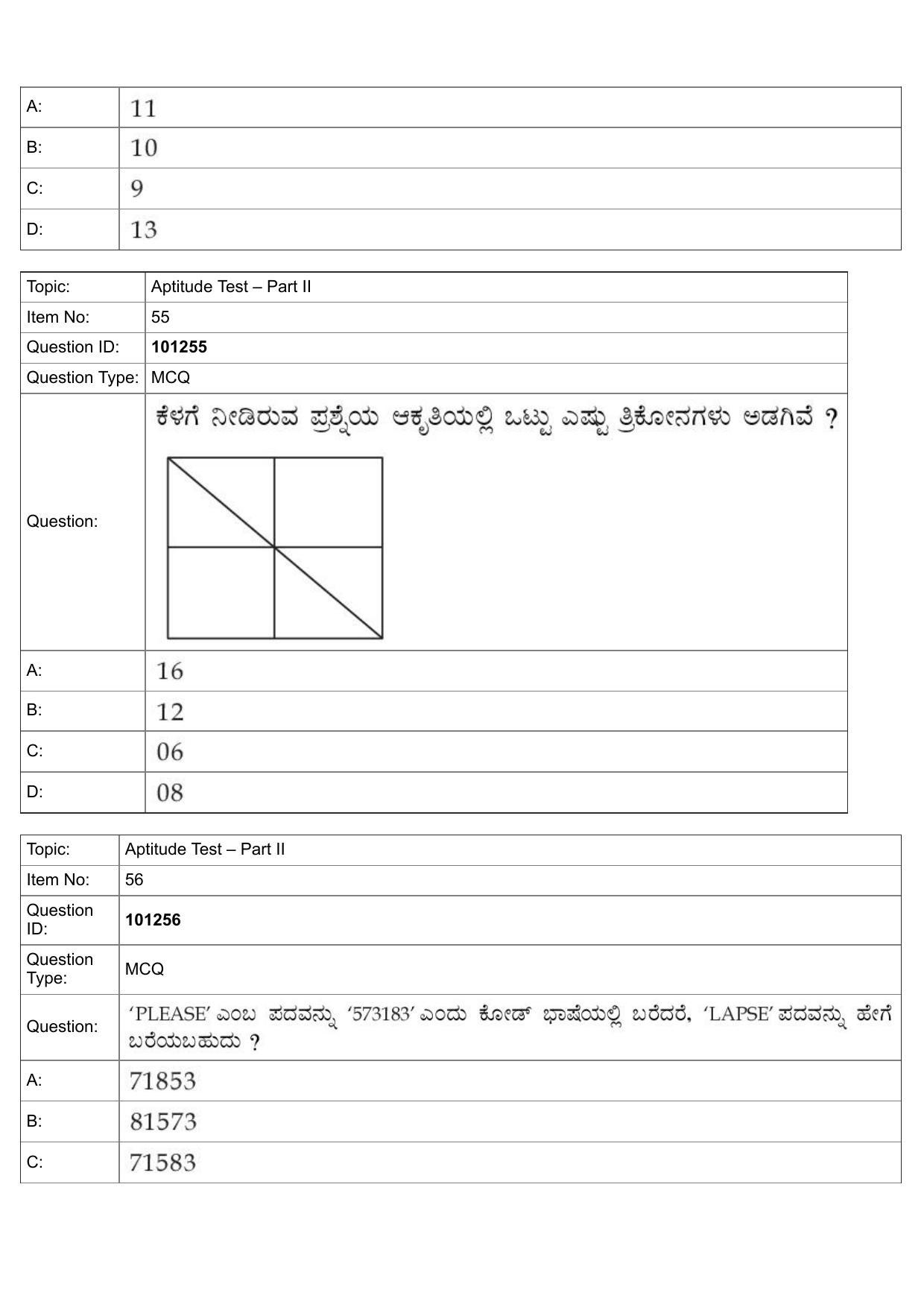 JEE Mains 2022: B.Arch Kannada (Shift 1) 30-07-2022 Question Paper - Page 26