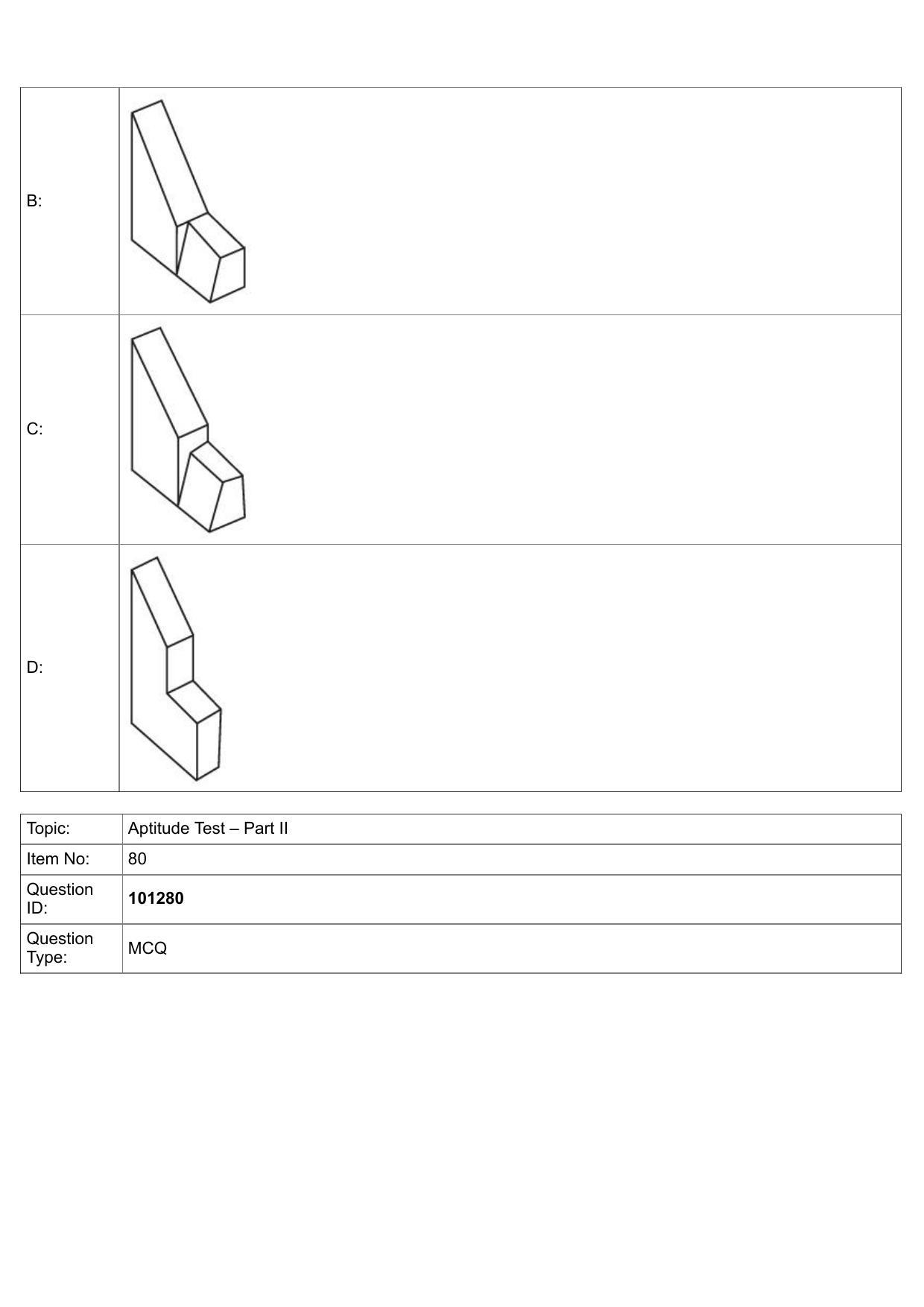 JEE Mains 2022: B.Arch Kannada (Shift 1) 30-07-2022 Question Paper - Page 53