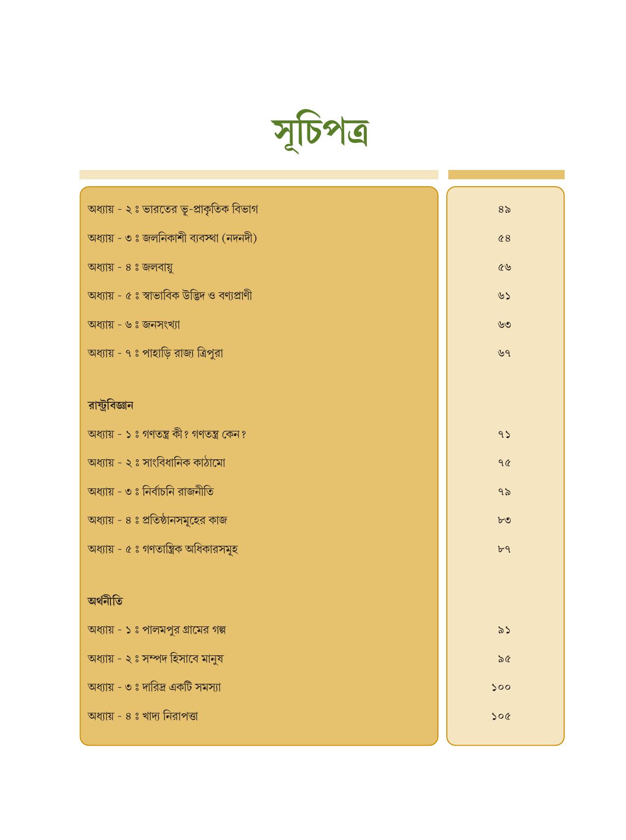 Tripura Board Class 9 Social Science Bengali Version Workbooks - Page 6