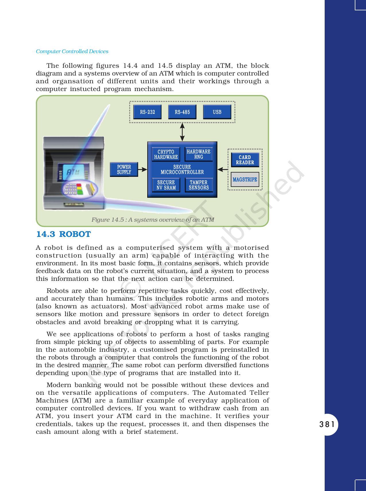 NCERT Book for Class 11 Computers Chapter 14 Computer-Controlled Devices - Page 6