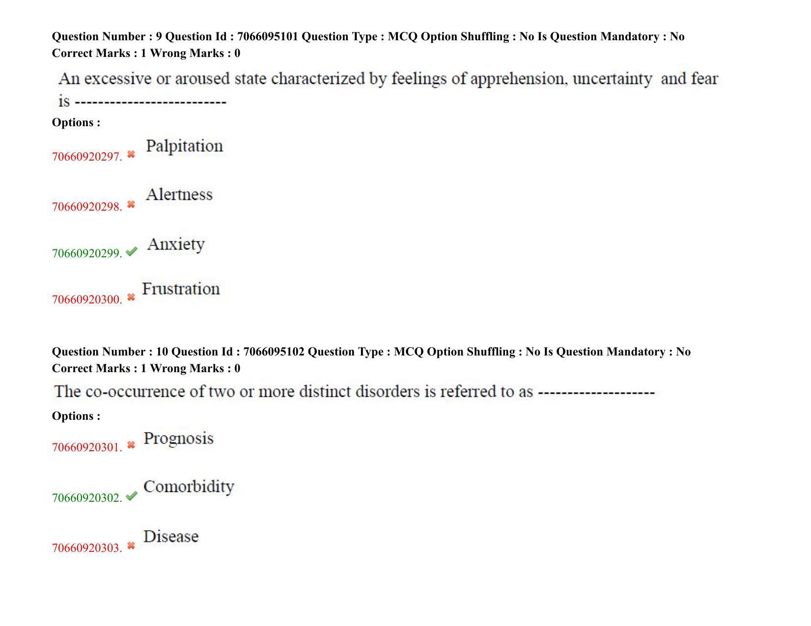 TS CPGET 2020 PGD in Psychological Counselling (Shift 3) Question Paper with Answer Key - Page 7