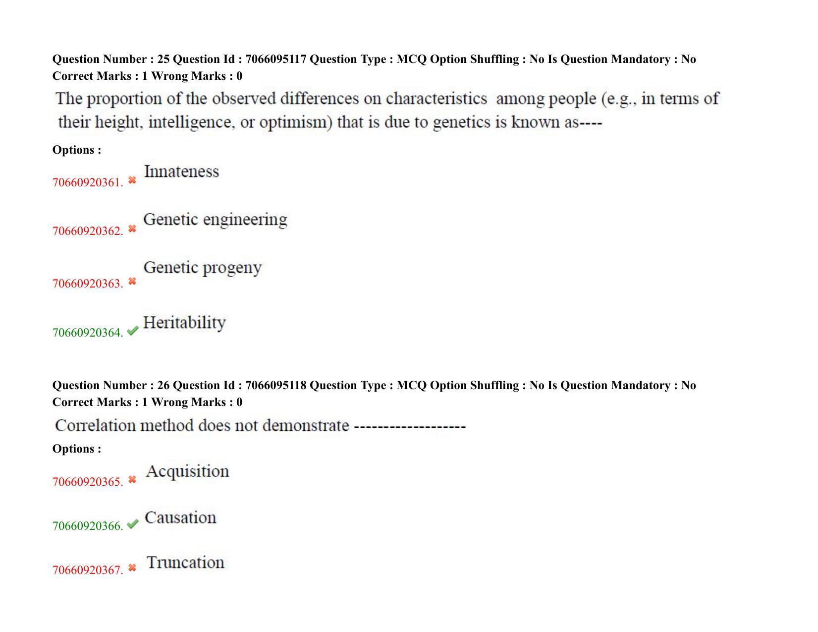 TS CPGET 2020 PGD in Psychological Counselling (Shift 3) Question Paper with Answer Key - Page 16