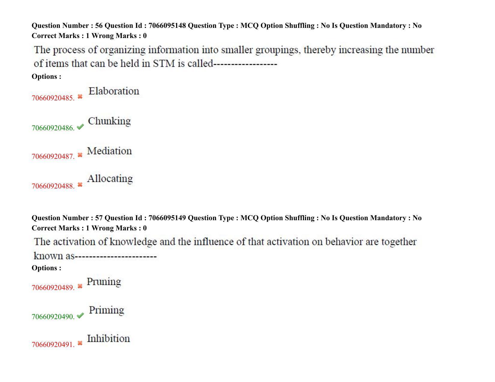 TS CPGET 2020 PGD in Psychological Counselling (Shift 3) Question Paper with Answer Key - Page 33