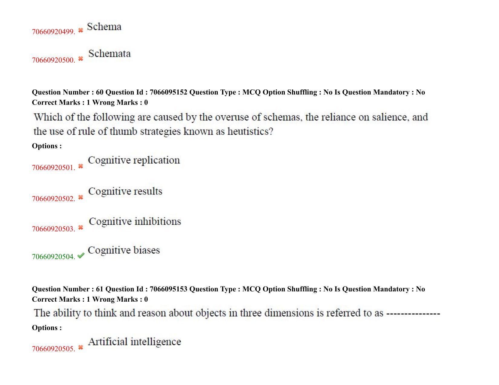 TS CPGET 2020 PGD in Psychological Counselling (Shift 3) Question Paper with Answer Key - Page 35