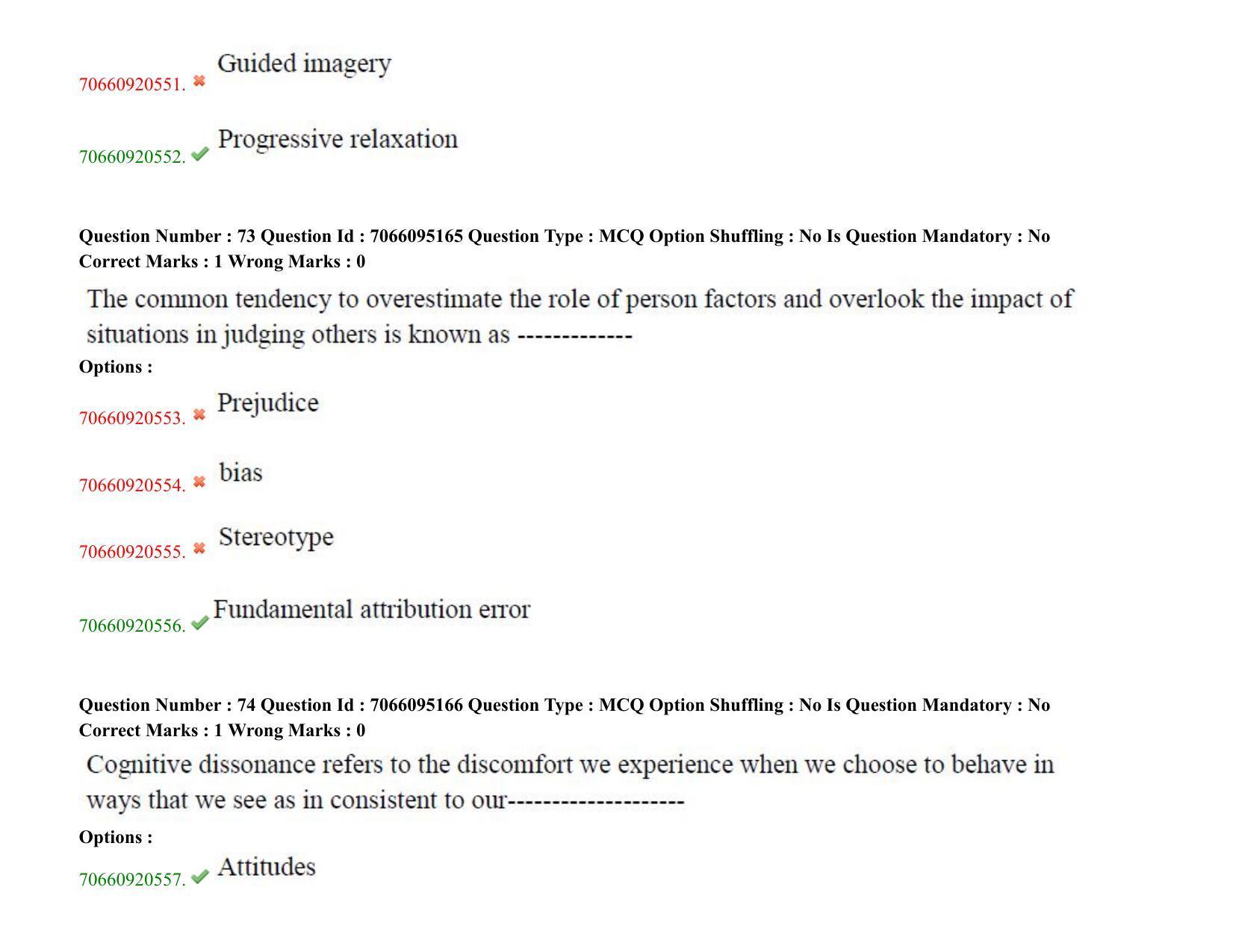 TS CPGET 2020 PGD in Psychological Counselling (Shift 3) Question Paper with Answer Key - Page 42