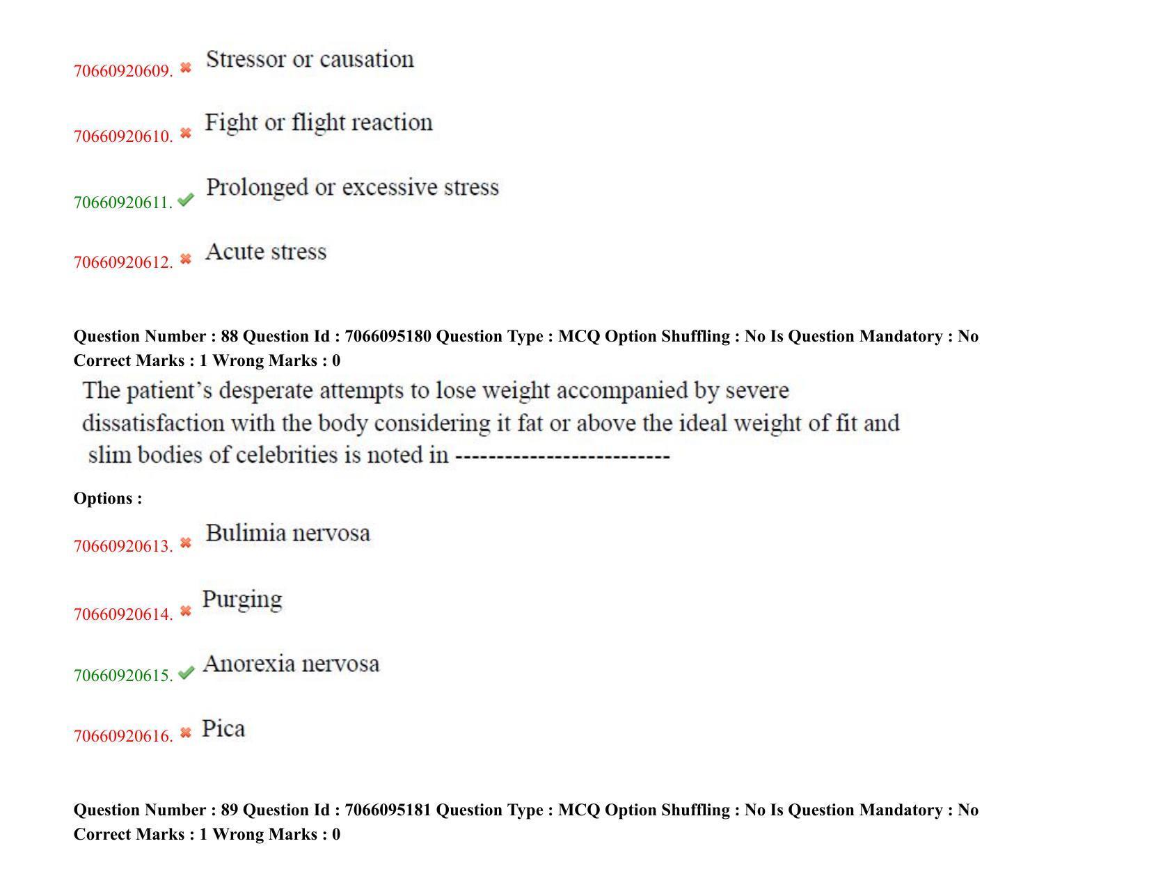 TS CPGET 2020 PGD in Psychological Counselling (Shift 3) Question Paper with Answer Key - Page 50