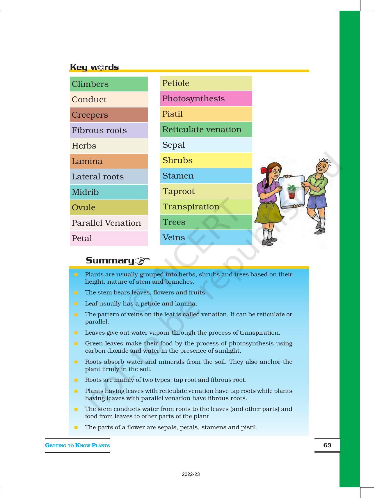 NCERT Book for Class 6 Science: Chapter 7-Getting to Know Plants - Page 12