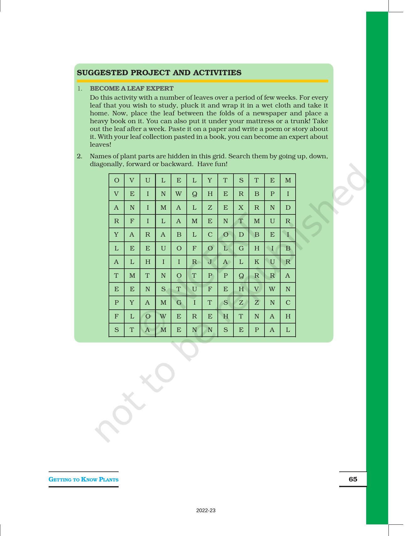 NCERT Book for Class 6 Science: Chapter 7-Getting to Know Plants - Page 14