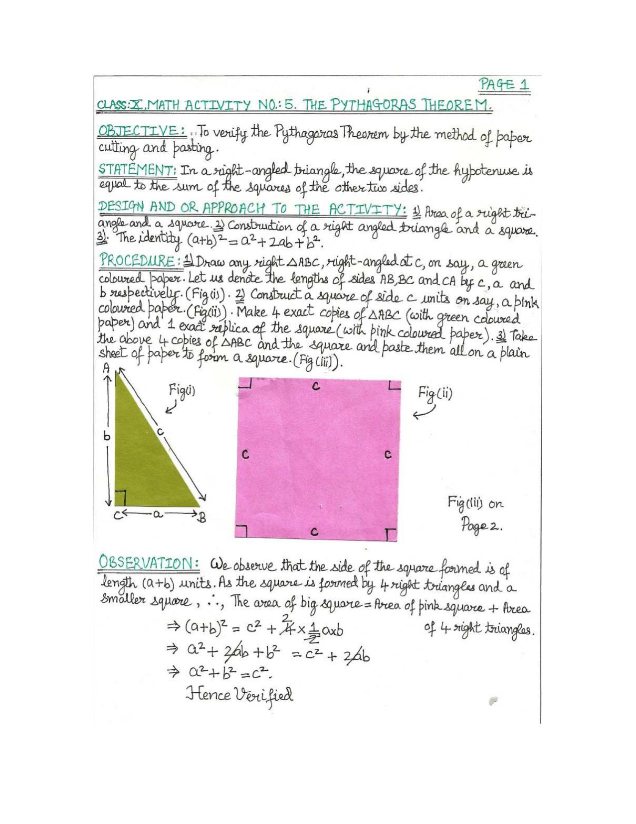 CBSE Worksheets for Class 10 Maths Assignment 6 - Page 1