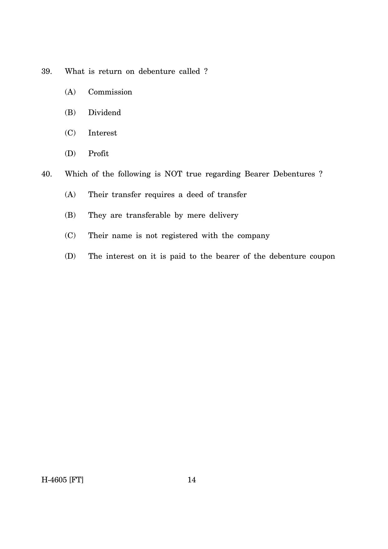 Goa Board Class 12 Accountancy (November 2022) Question Paper - Page 14