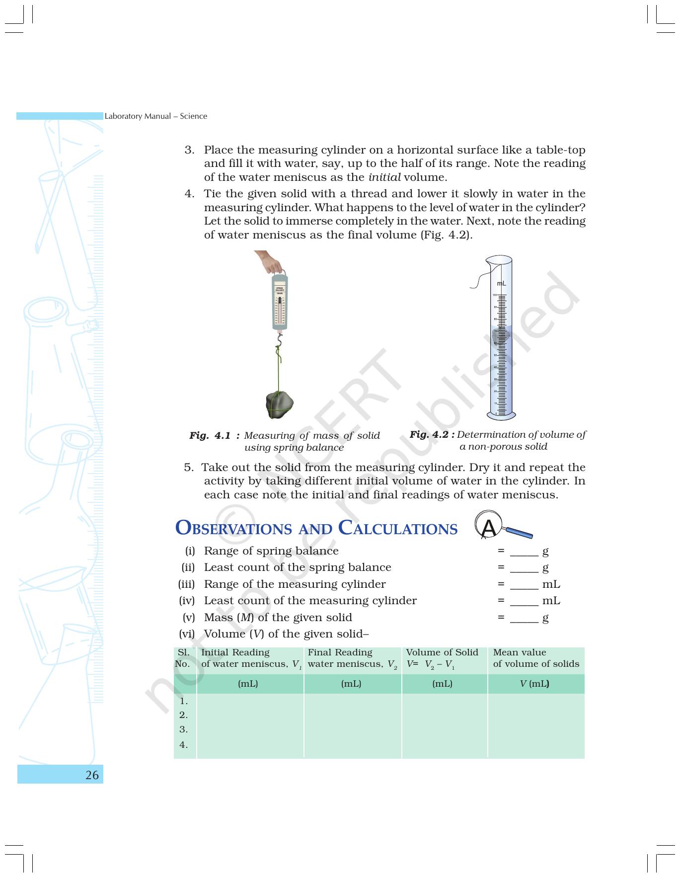 NCERT Laboratory Manuals for Class IX Science - Materials - Page 14