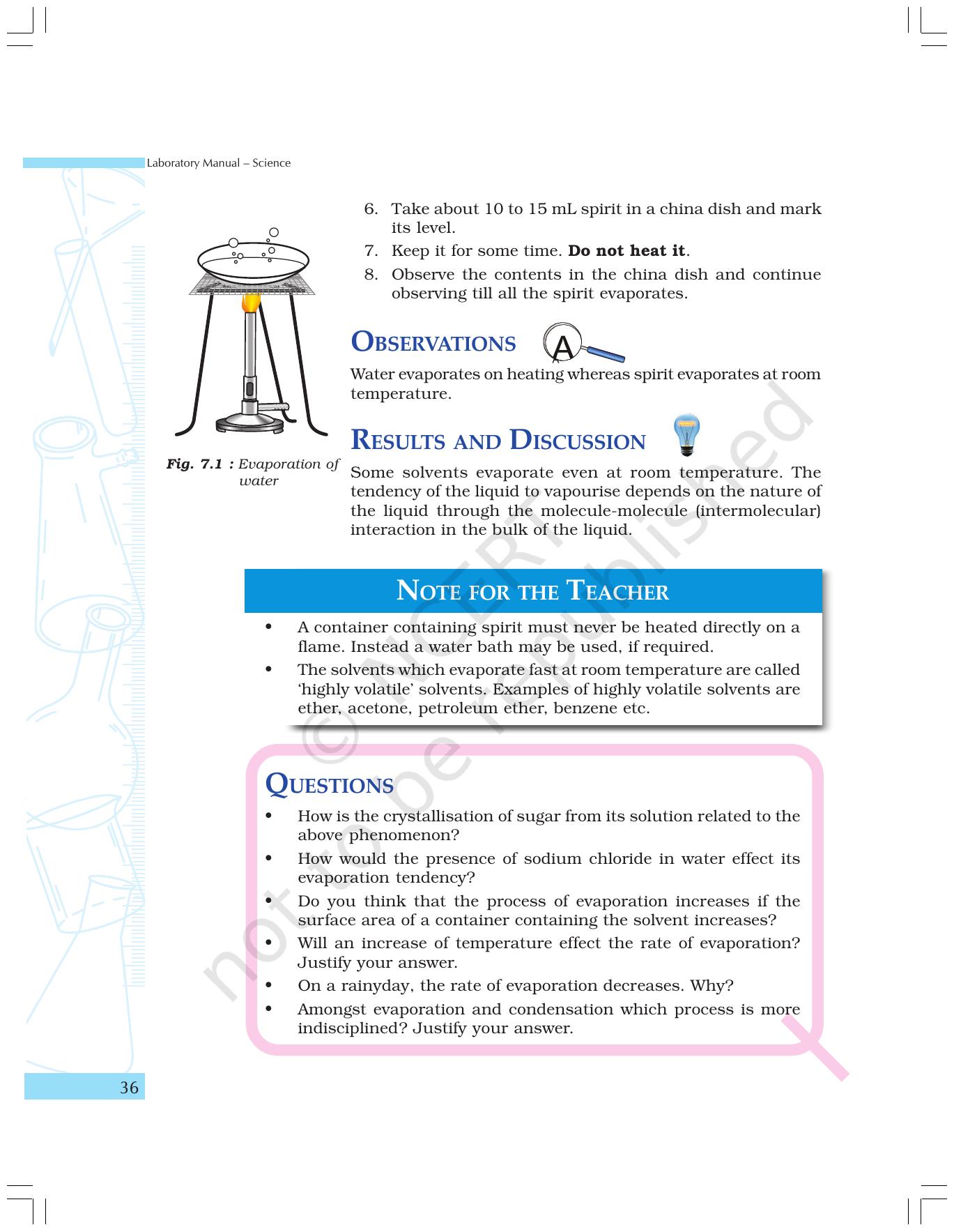 NCERT Laboratory Manuals for Class IX Science - Materials - Page 24