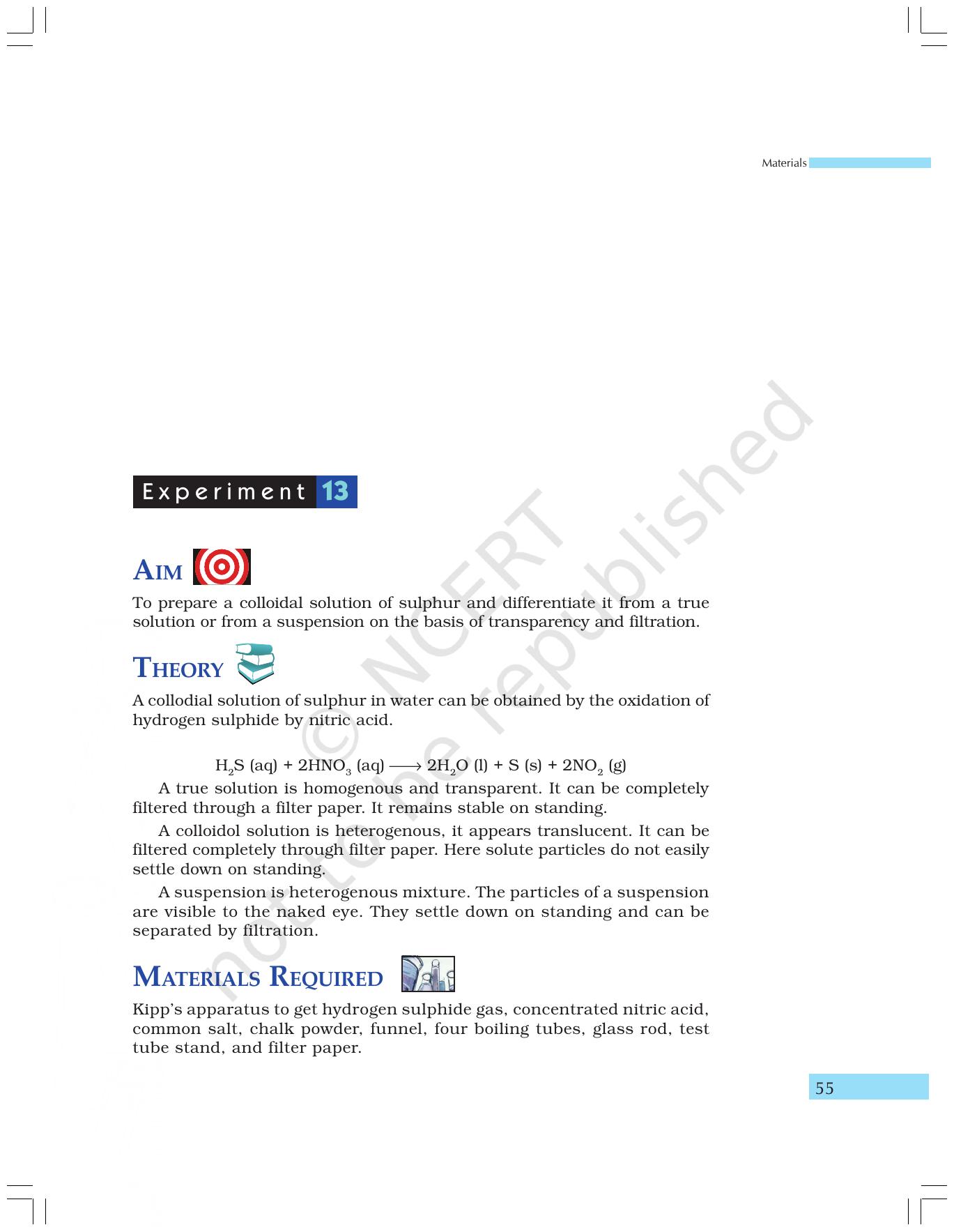 NCERT Laboratory Manuals for Class IX Science - Materials - Page 43