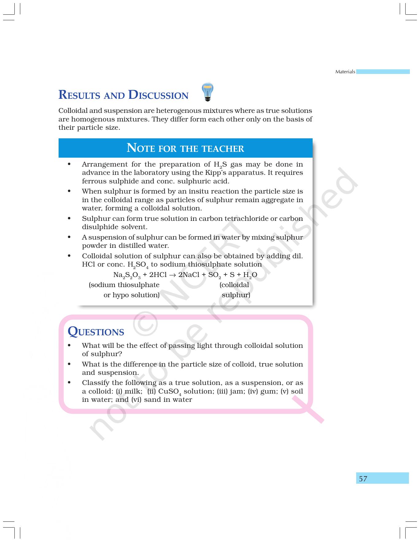 NCERT Laboratory Manuals for Class IX Science - Materials - Page 45