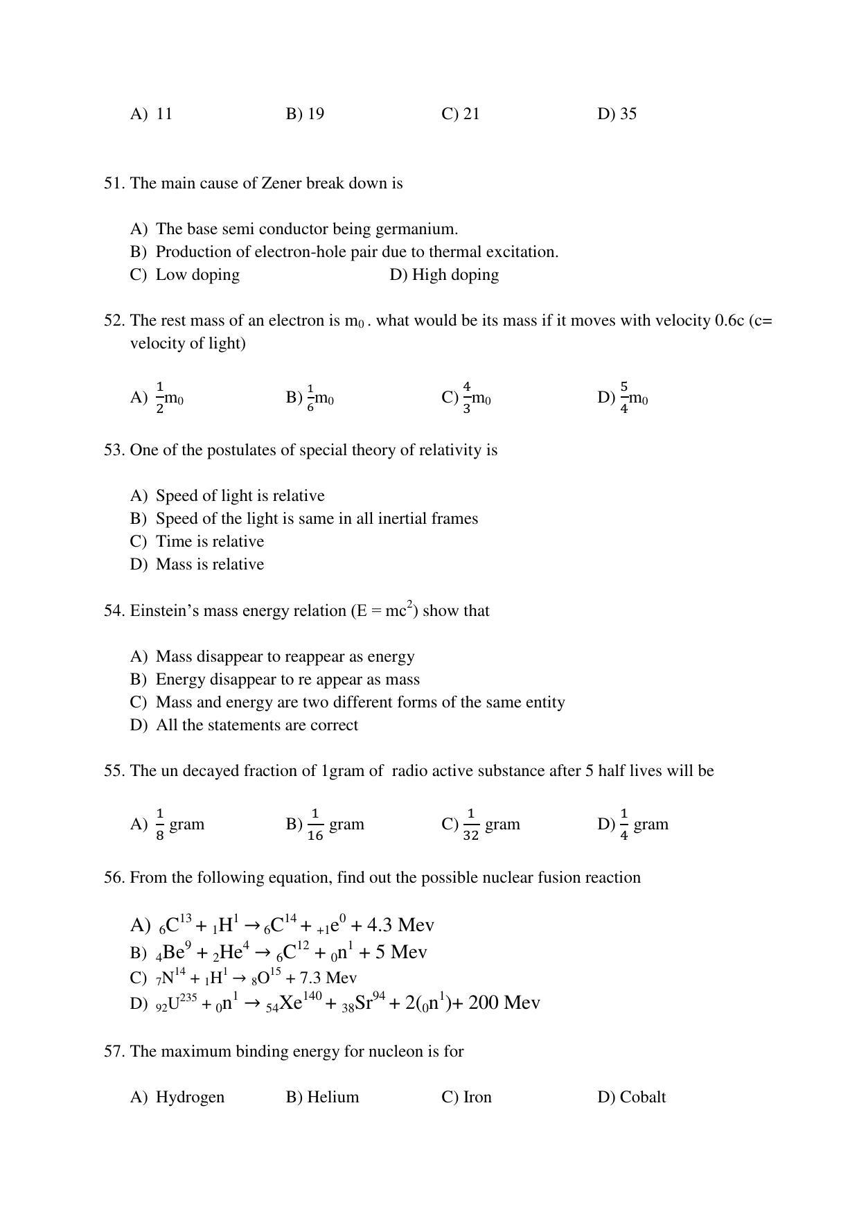 OJEE 2014 Physics Question Paper - Page 7