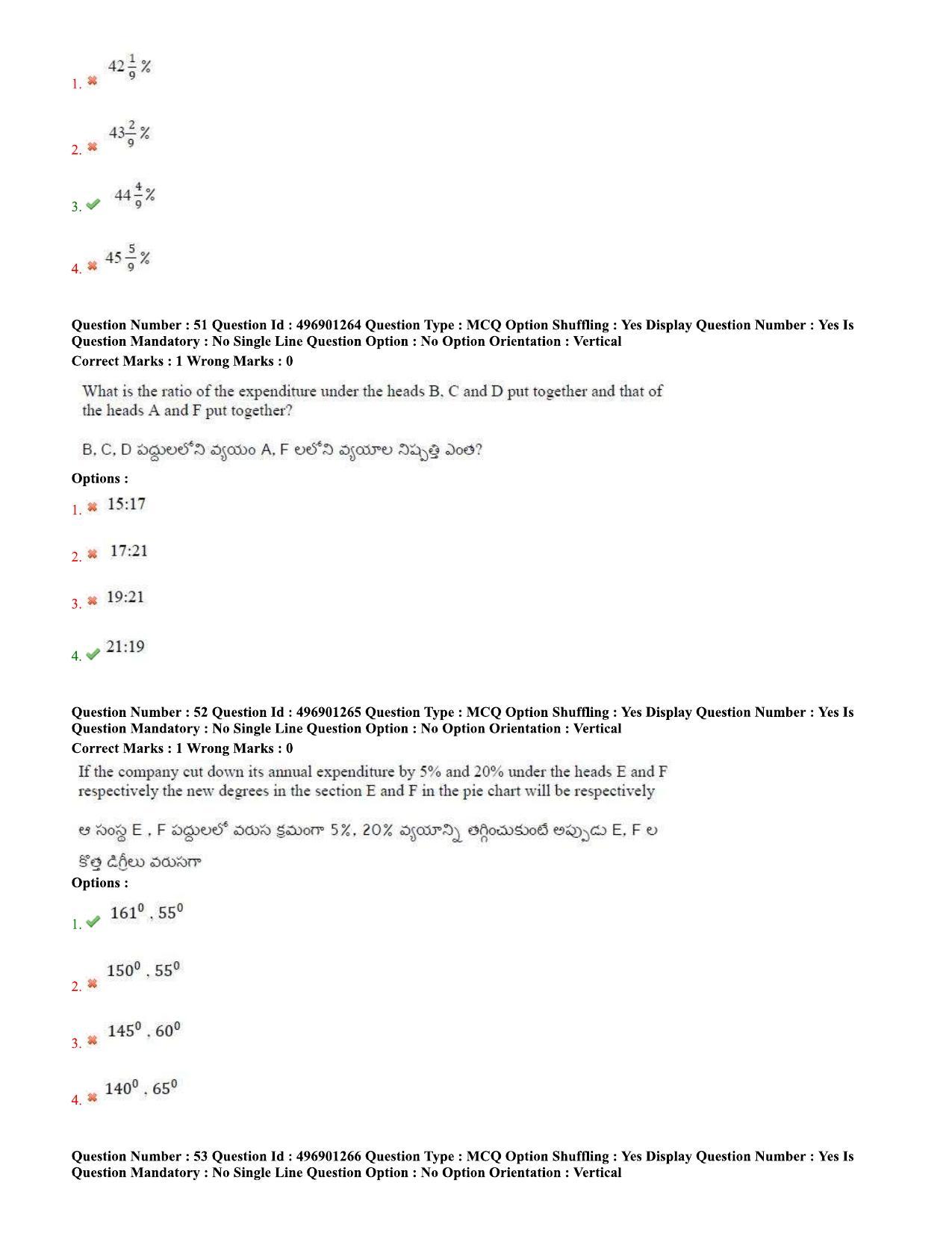 AP ICET 2020 - Shift 2 Question Paper With Preliminary Keys - Page 23