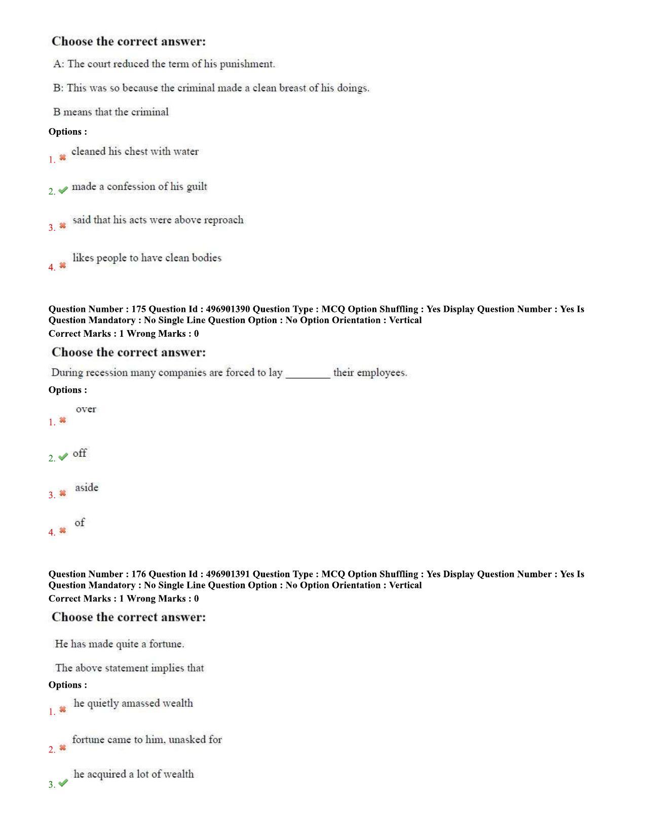 AP ICET 2020 - Shift 2 Question Paper With Preliminary Keys - Page 76