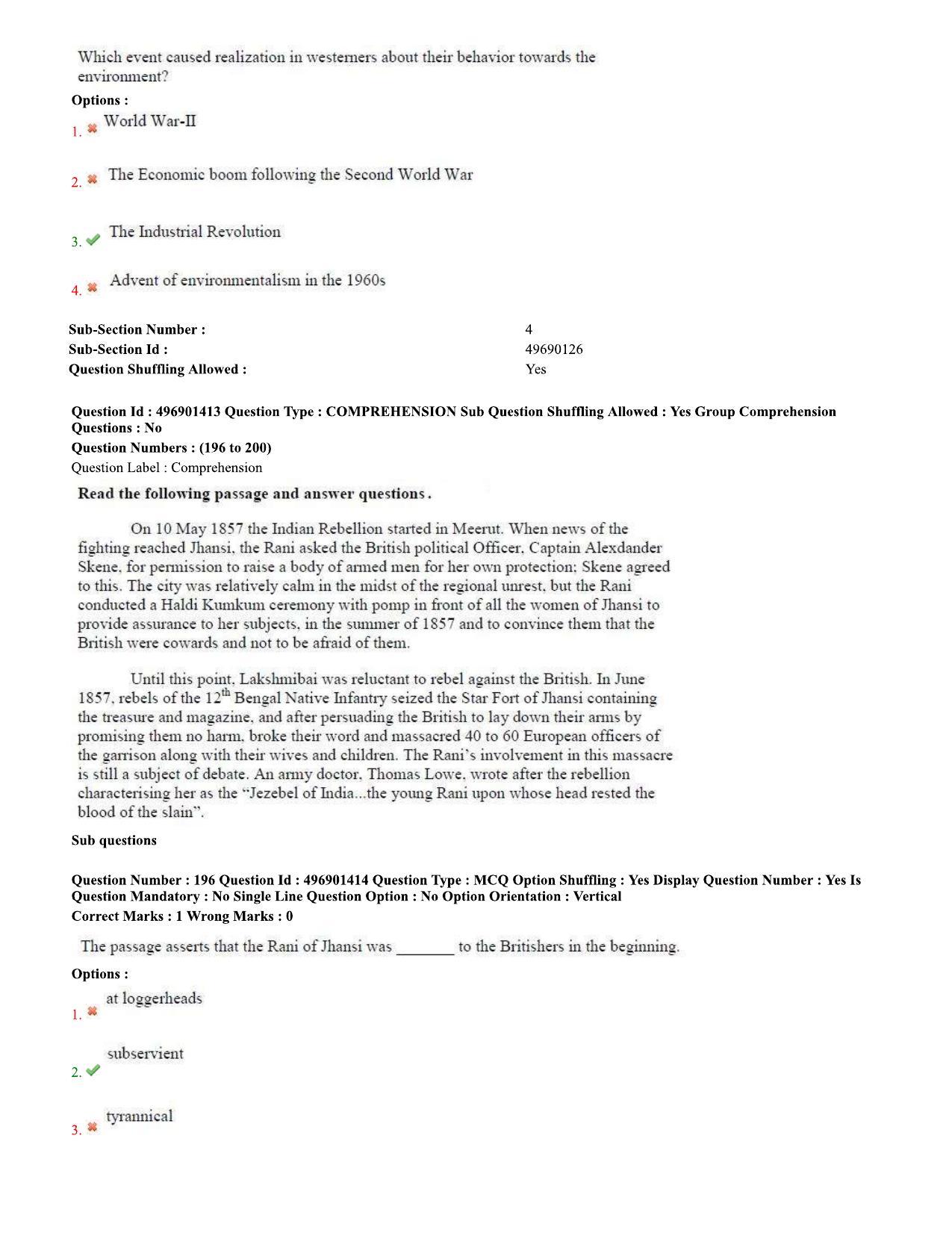 AP ICET 2020 - Shift 2 Question Paper With Preliminary Keys - Page 84