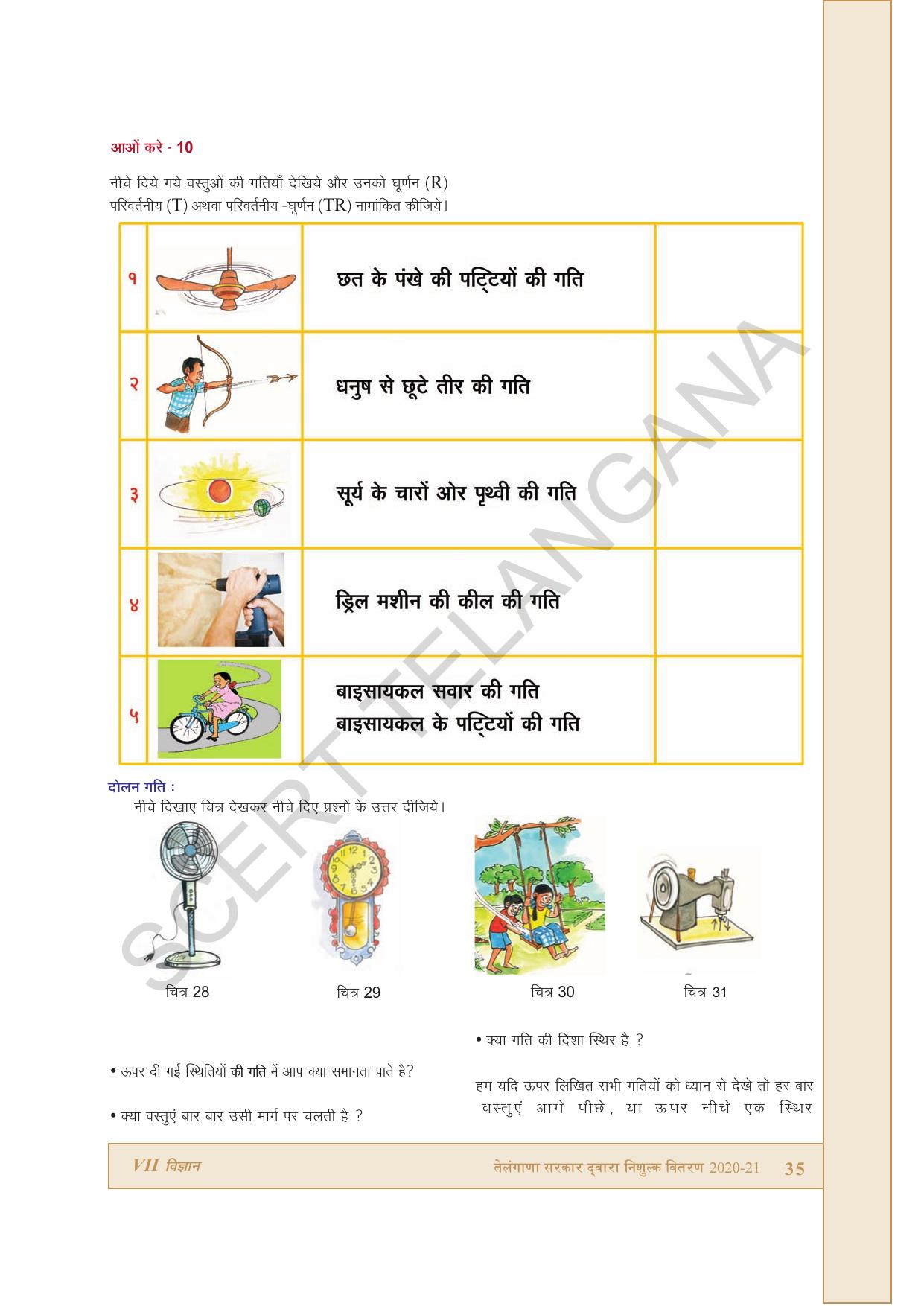 TS SCERT Class 7 General Science (Hindi Medium) Text Book - Page 49
