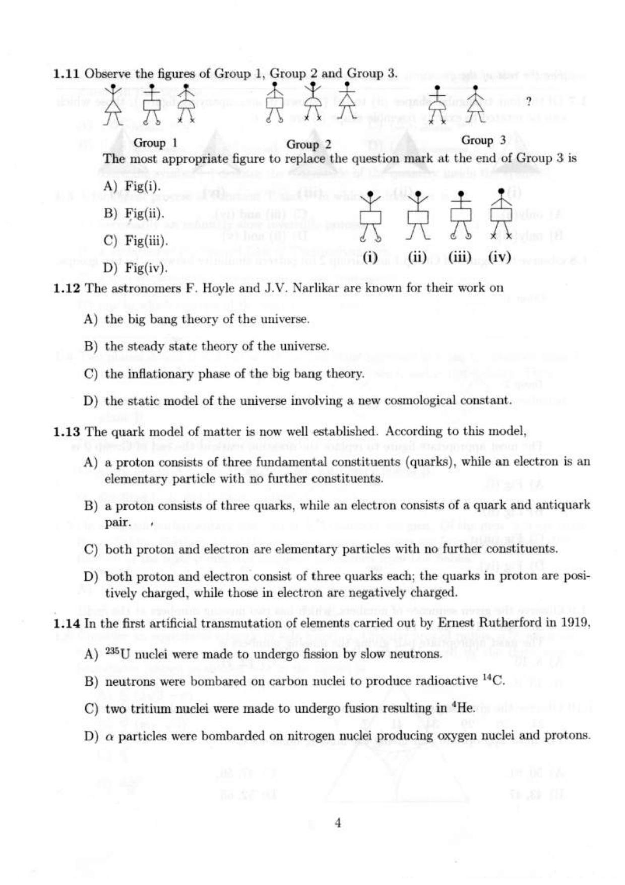 NEST 2009 Question Paper - Page 6
