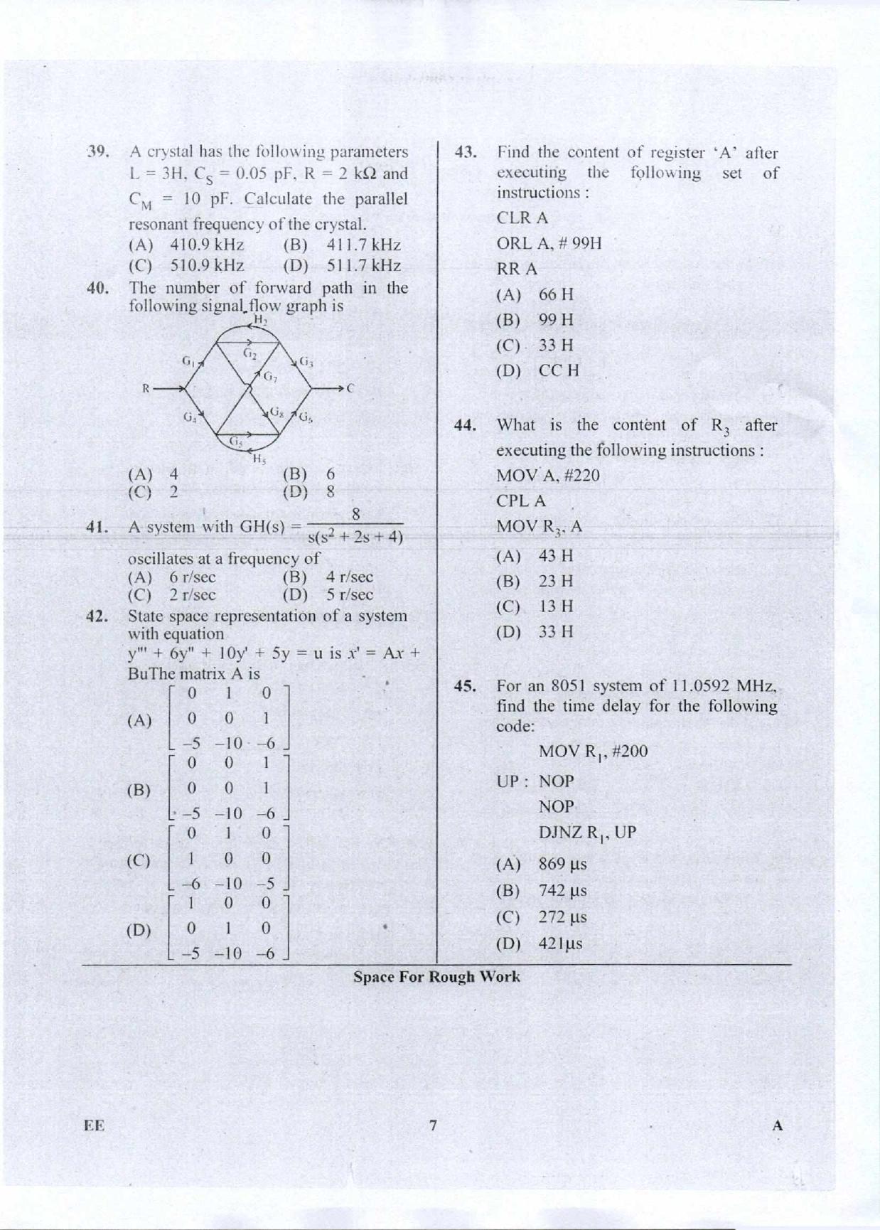 Karnataka PGCET 2018 Electrical Sciences Question Paper - Page 7