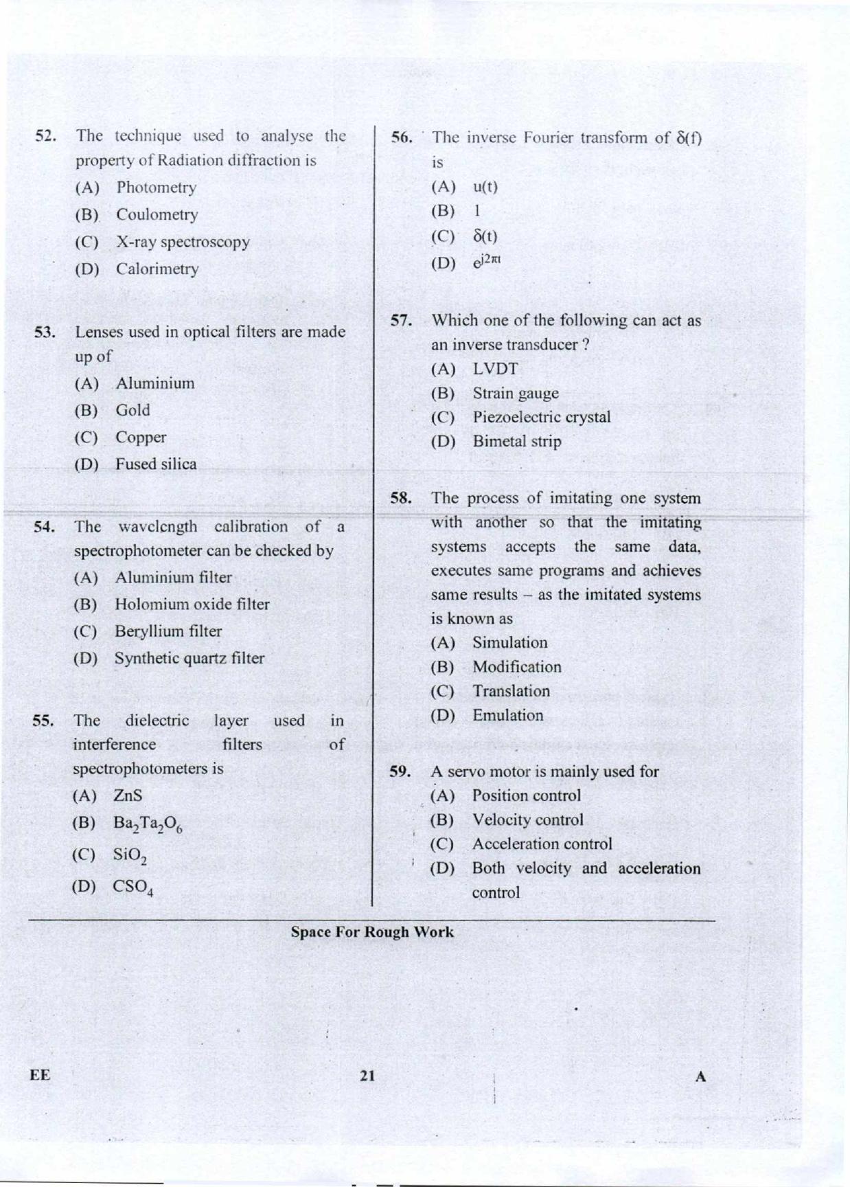 Karnataka PGCET 2018 Electrical Sciences Question Paper - Page 21