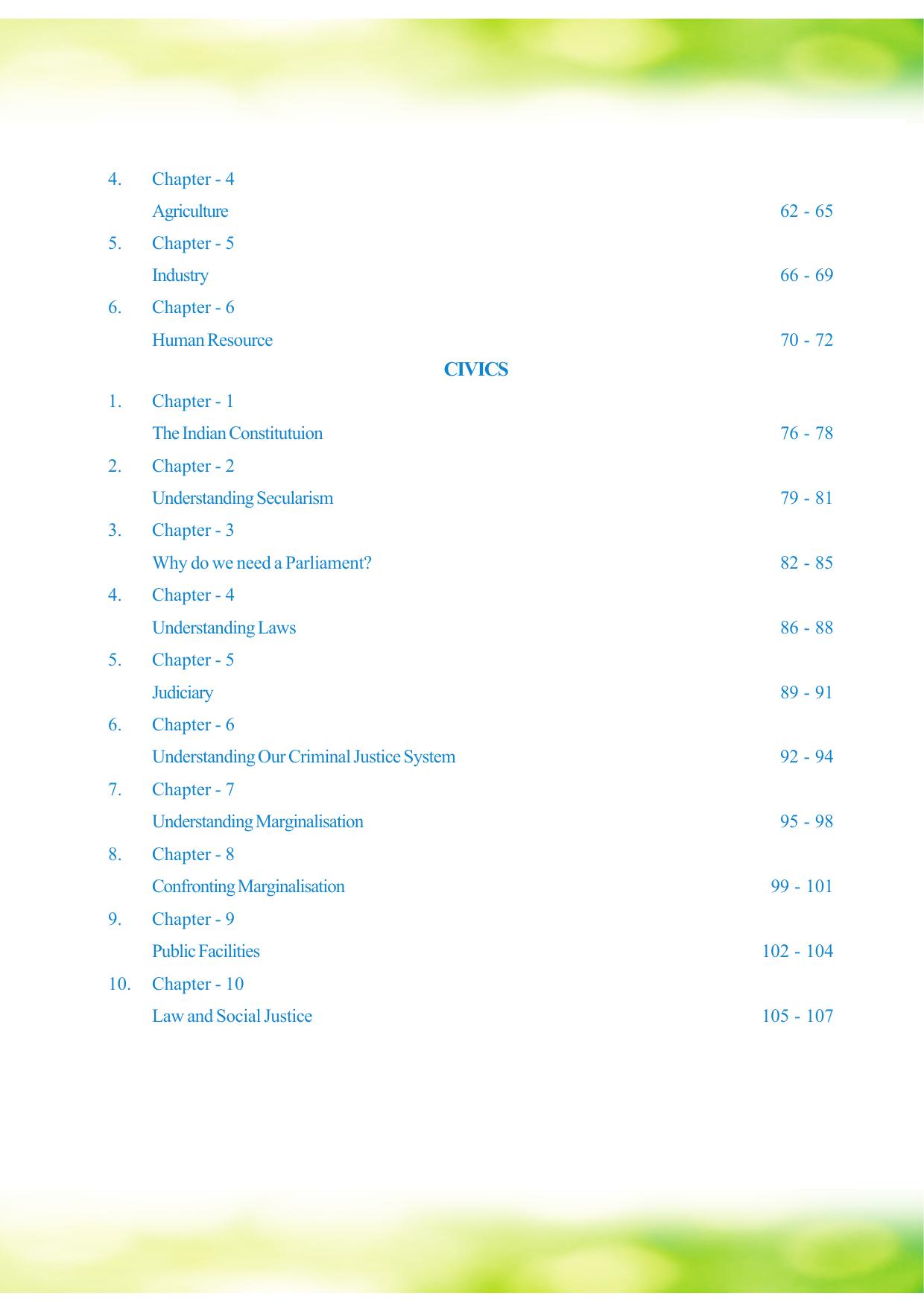 Tripura Board Class 8 Social Science English Version Workbooks - Page 6