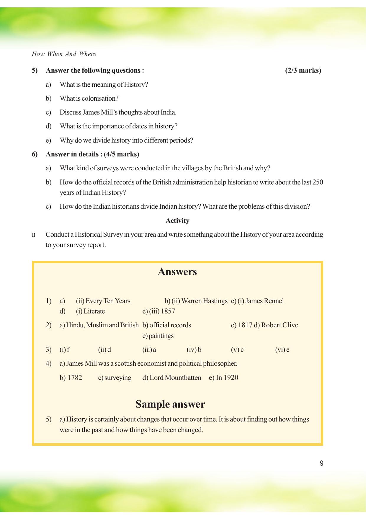 Tripura Board Class 8 Social Science English Version Workbooks - Page 9