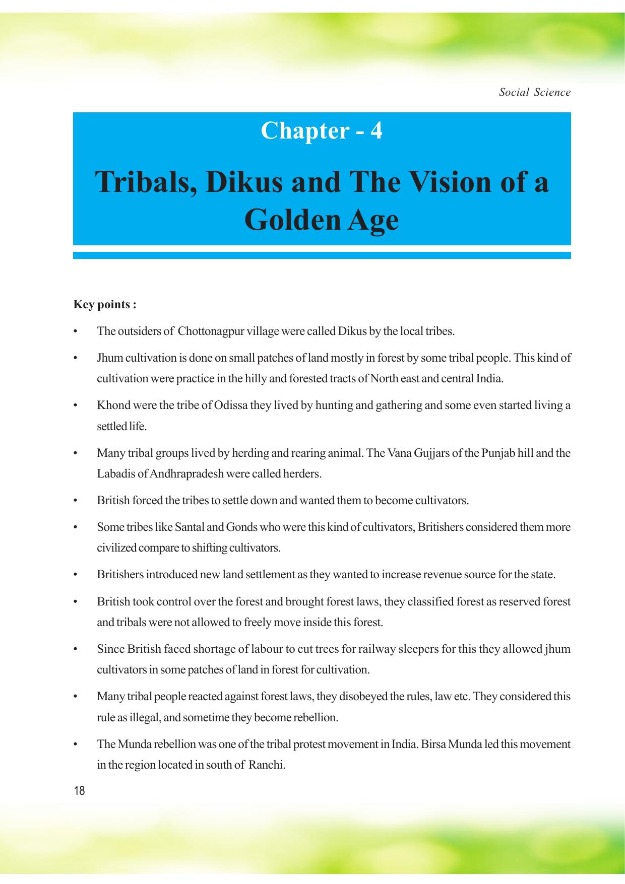 Tripura Board Class 8 Social Science English Version Workbooks - Page 18