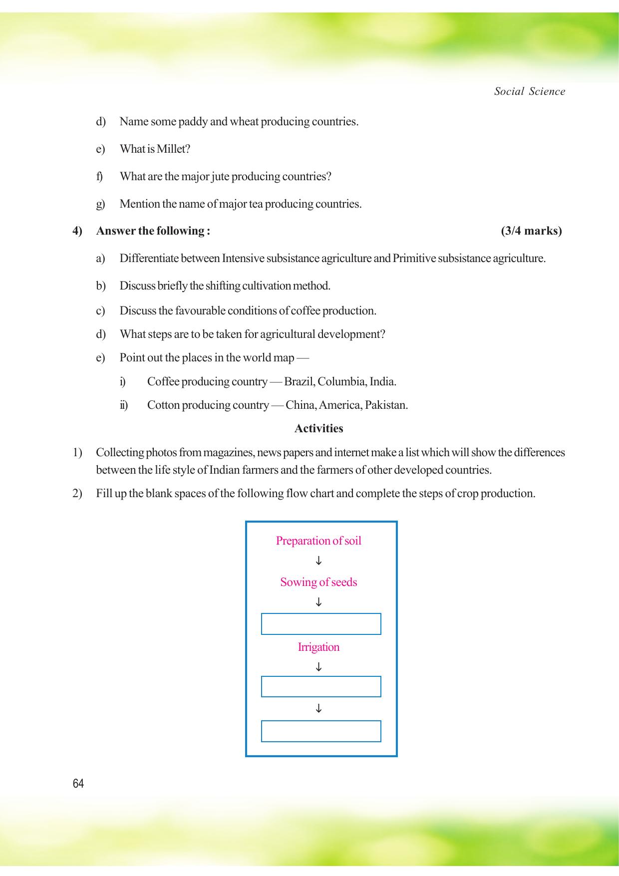 Tripura Board Class 8 Social Science English Version Workbooks - Page 64