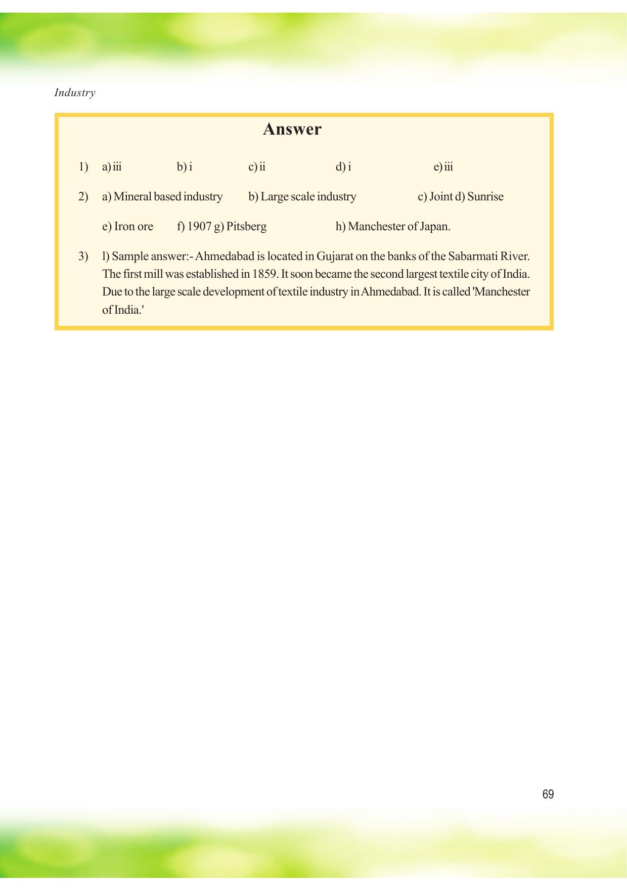 Tripura Board Class 8 Social Science English Version Workbooks - Page 69