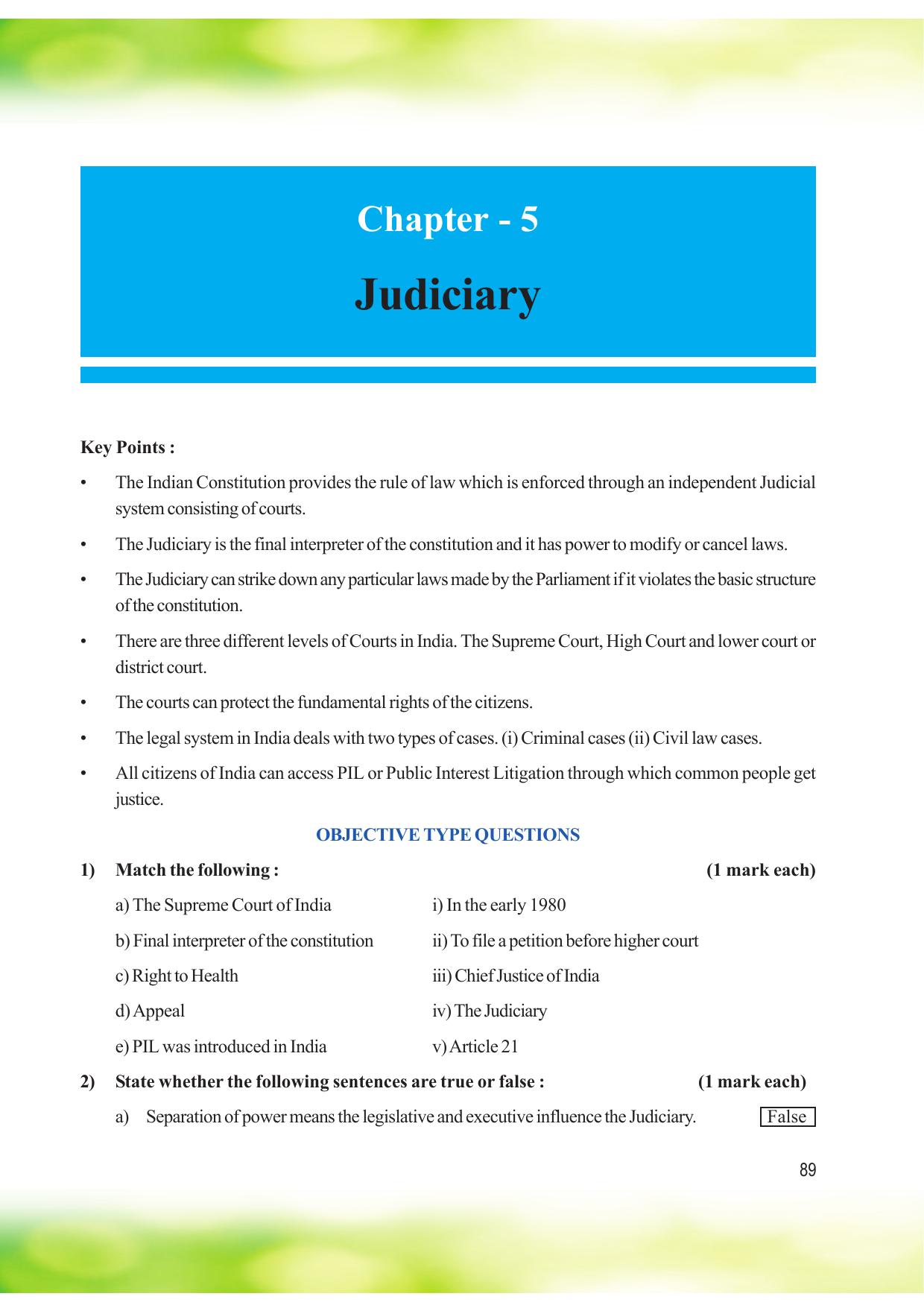 Tripura Board Class 8 Social Science English Version Workbooks - Page 89