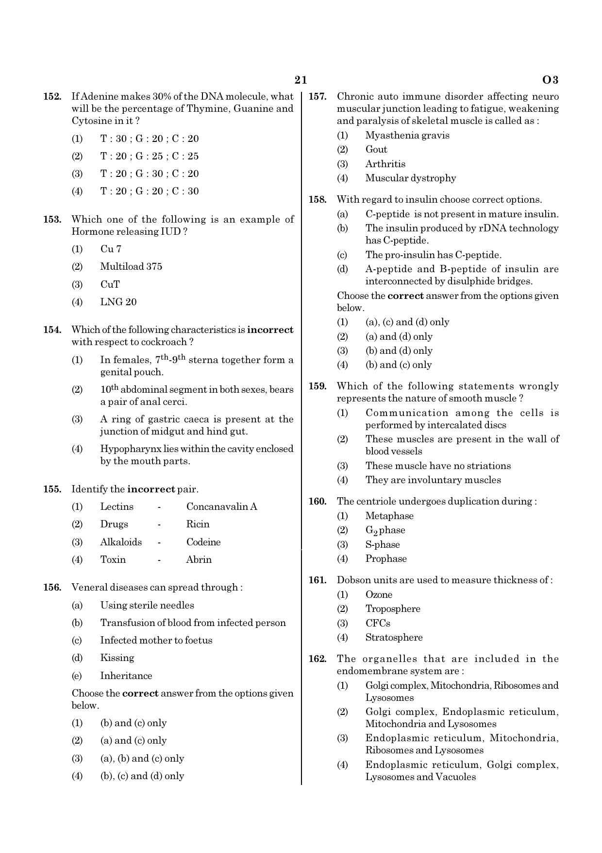 NEET O3 2021 Question Paper - Page 21