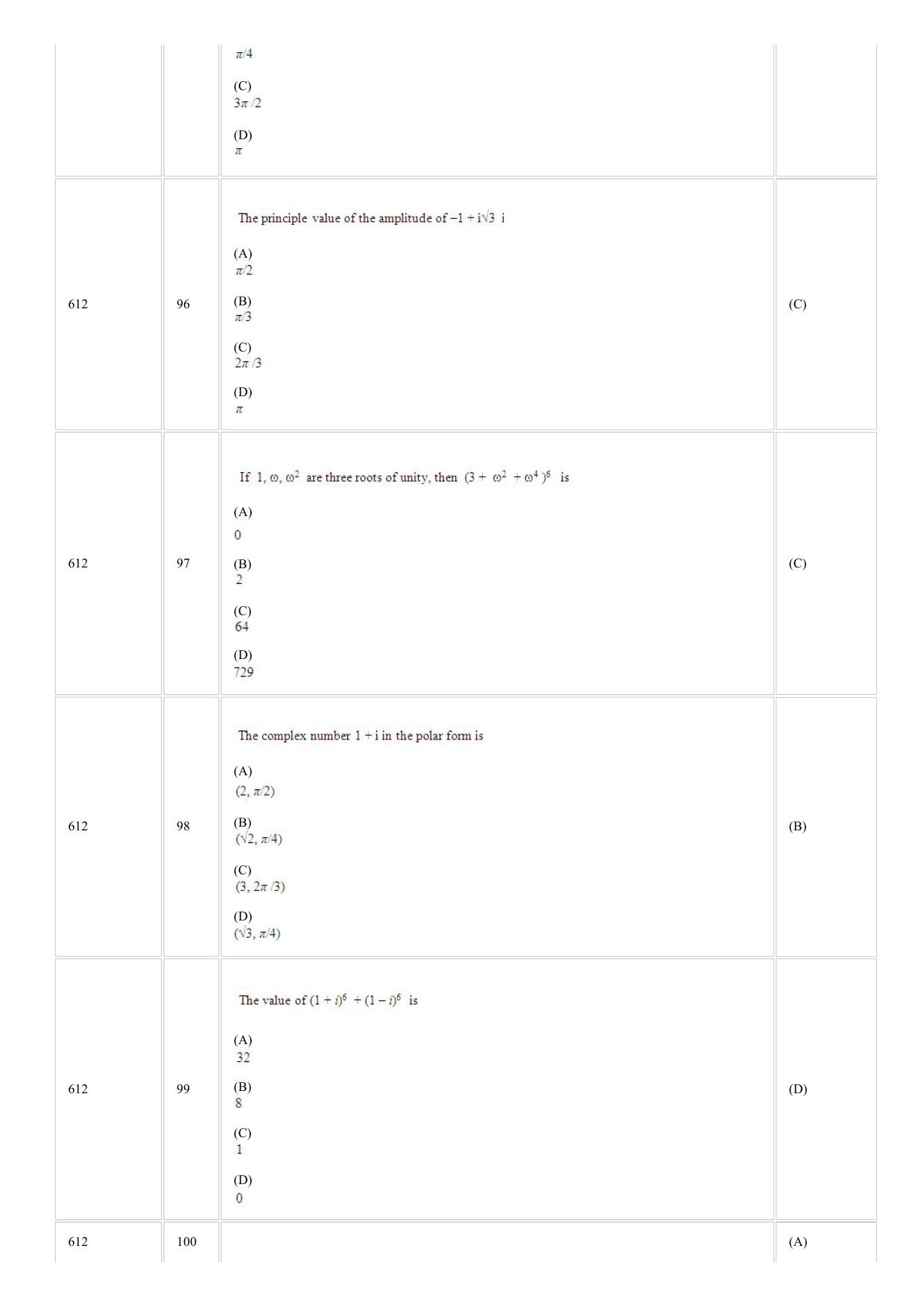 CUSAT CAT 2018 mathematics Question Paper - Page 25