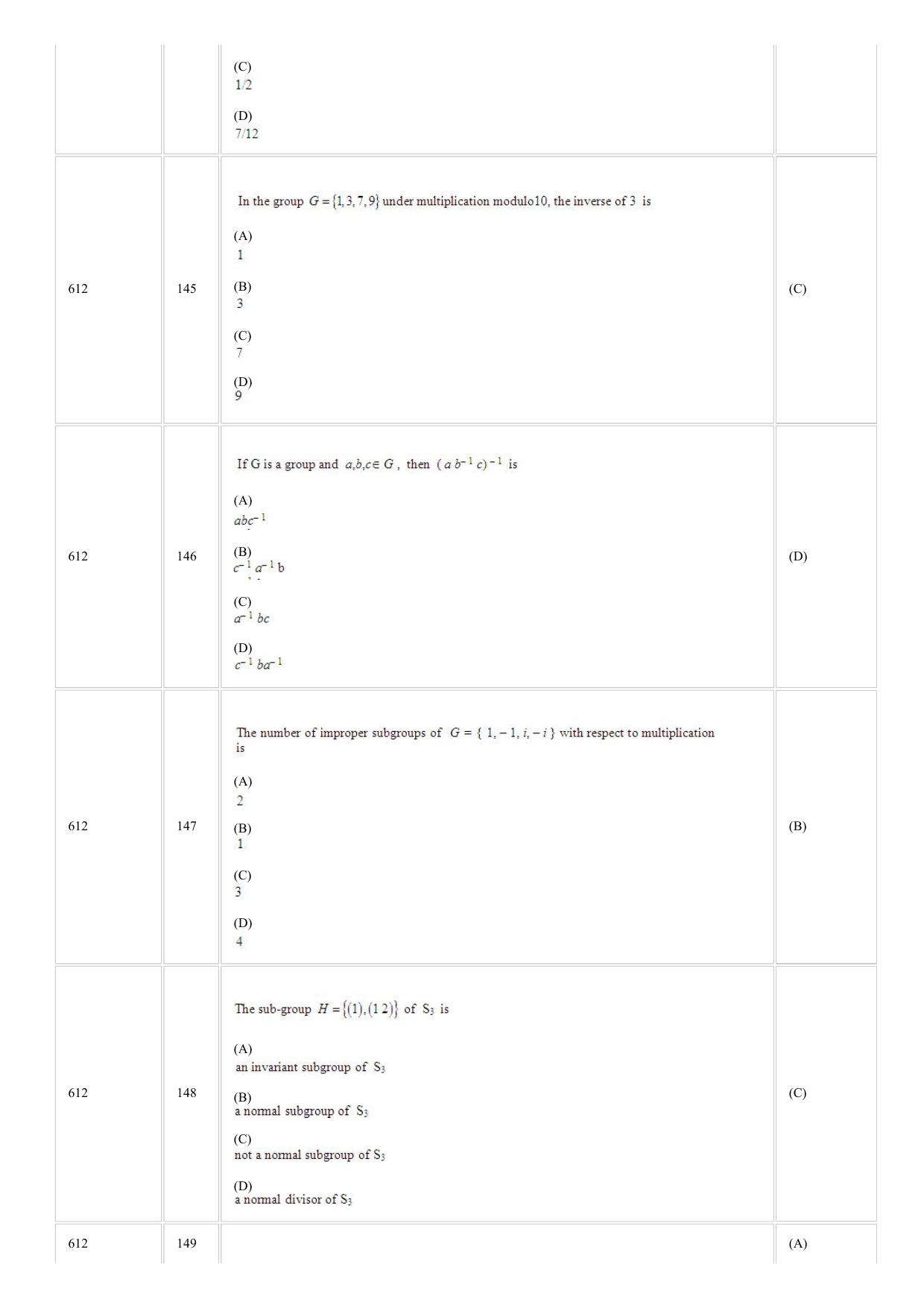 CUSAT CAT 2018 mathematics Question Paper - Page 36