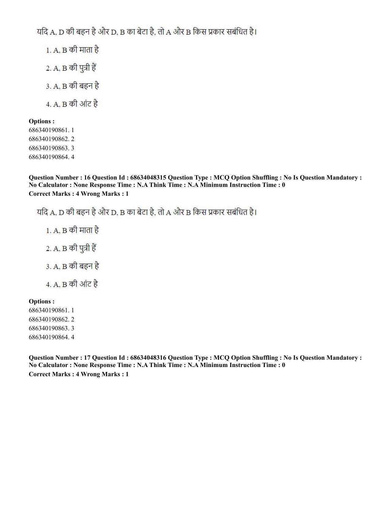 CUET PG 2023: SCQP02 – Agro-forestry (Hin) - Shift 2 (30-06-2023) Question Paper - Page 18