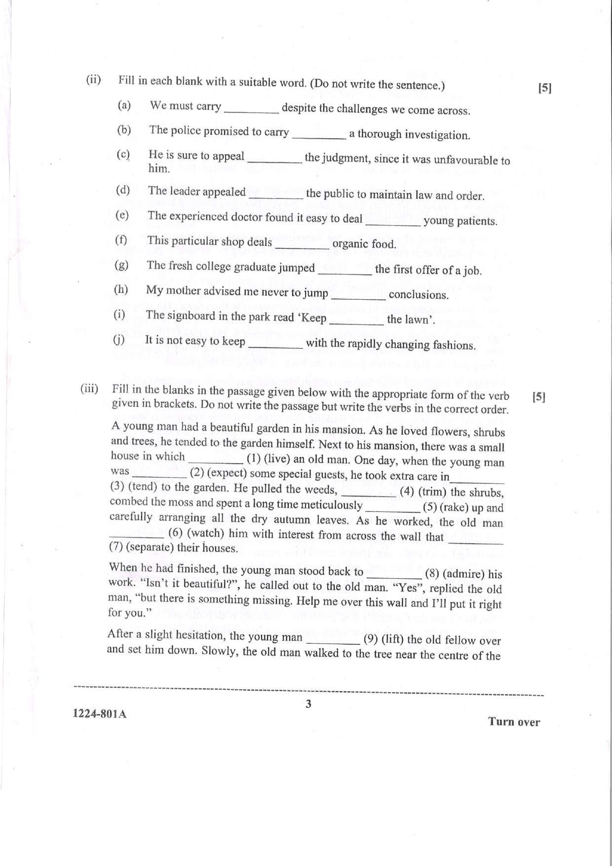 ISC Class 12 English Language 2024 Question Paper - Page 3