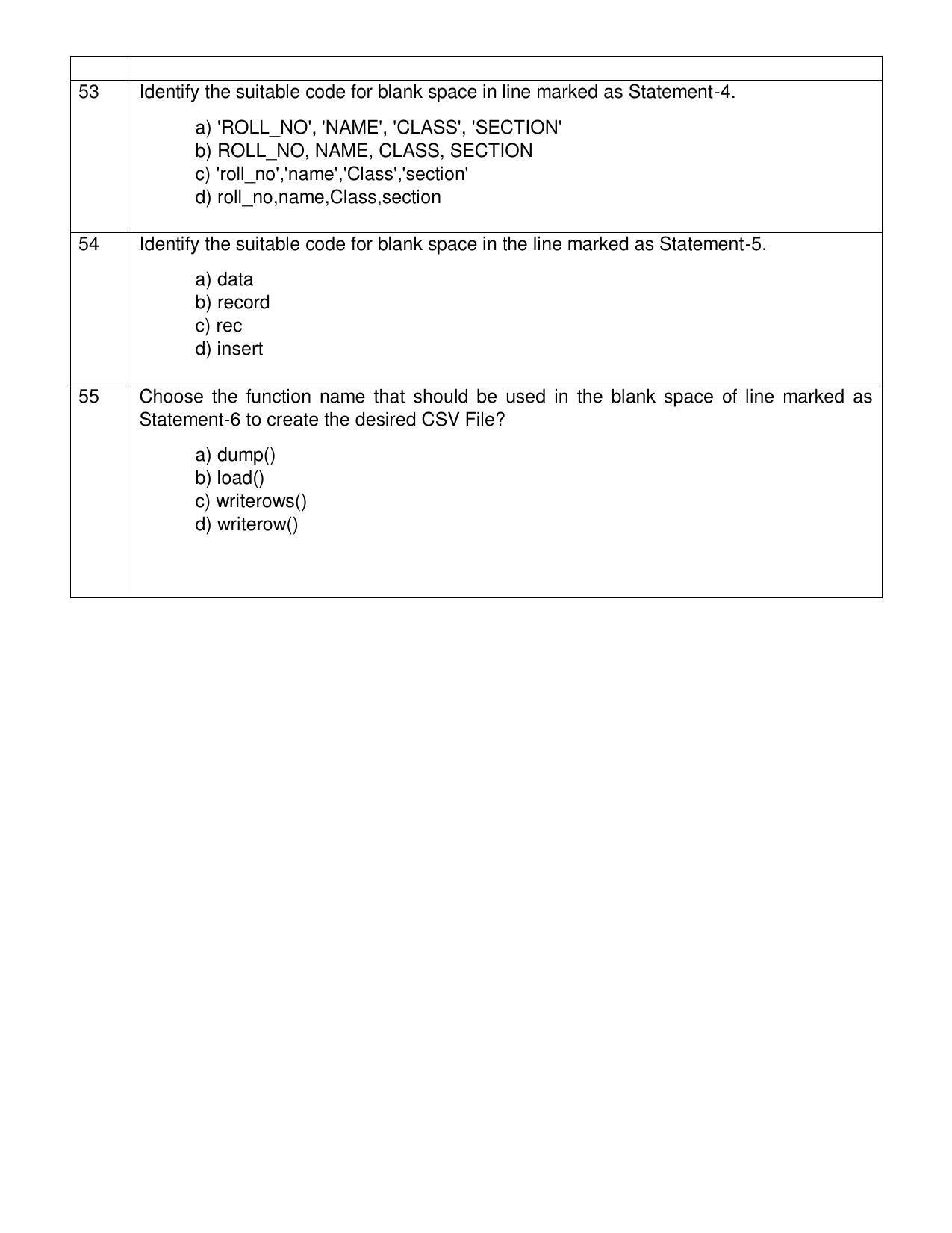CBSE Class 12 Computer Science Sample Paper 2021-22 - Page 13