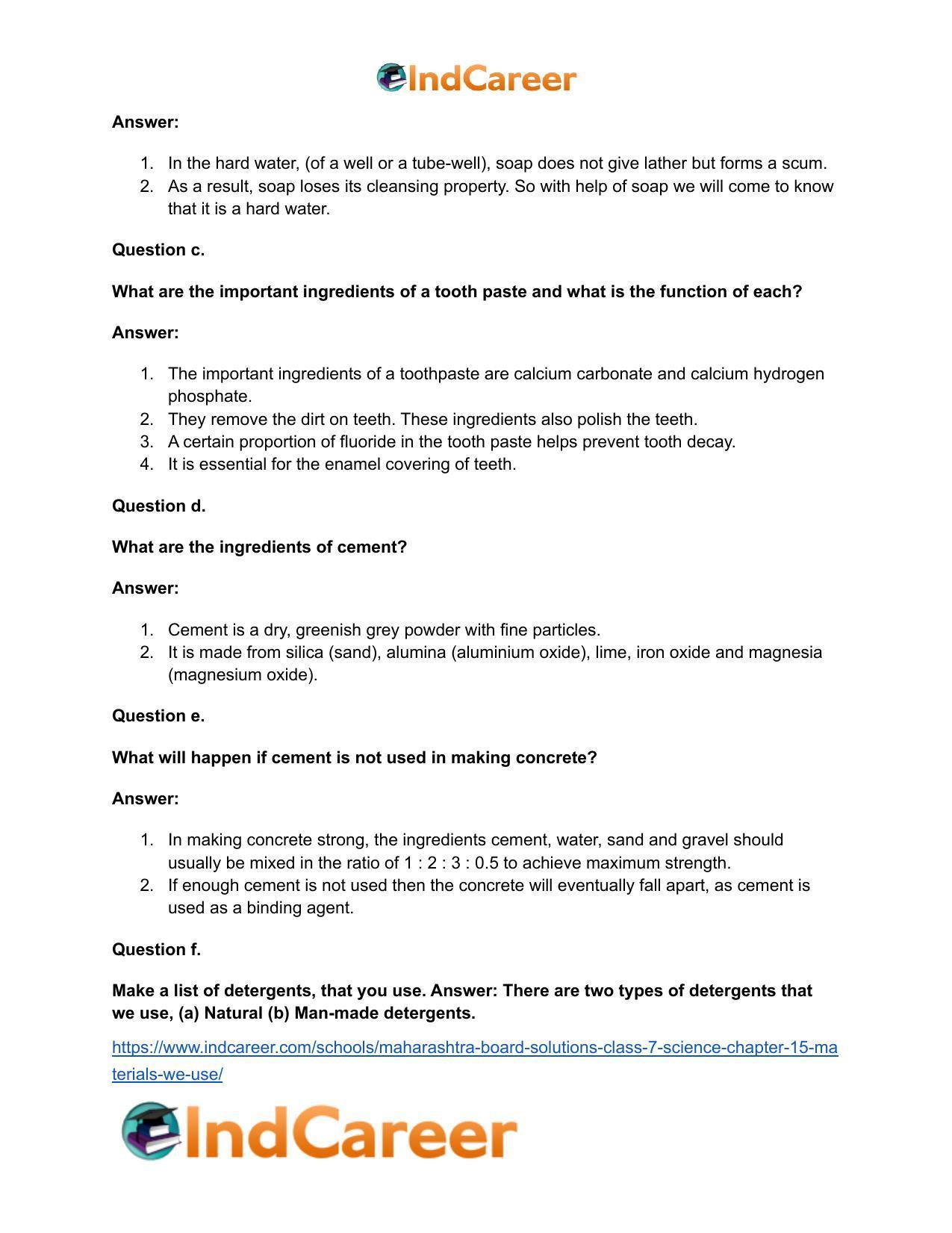 Maharashtra Board Solutions Class 7-Science: Chapter 15- Materials We Use - Page 4