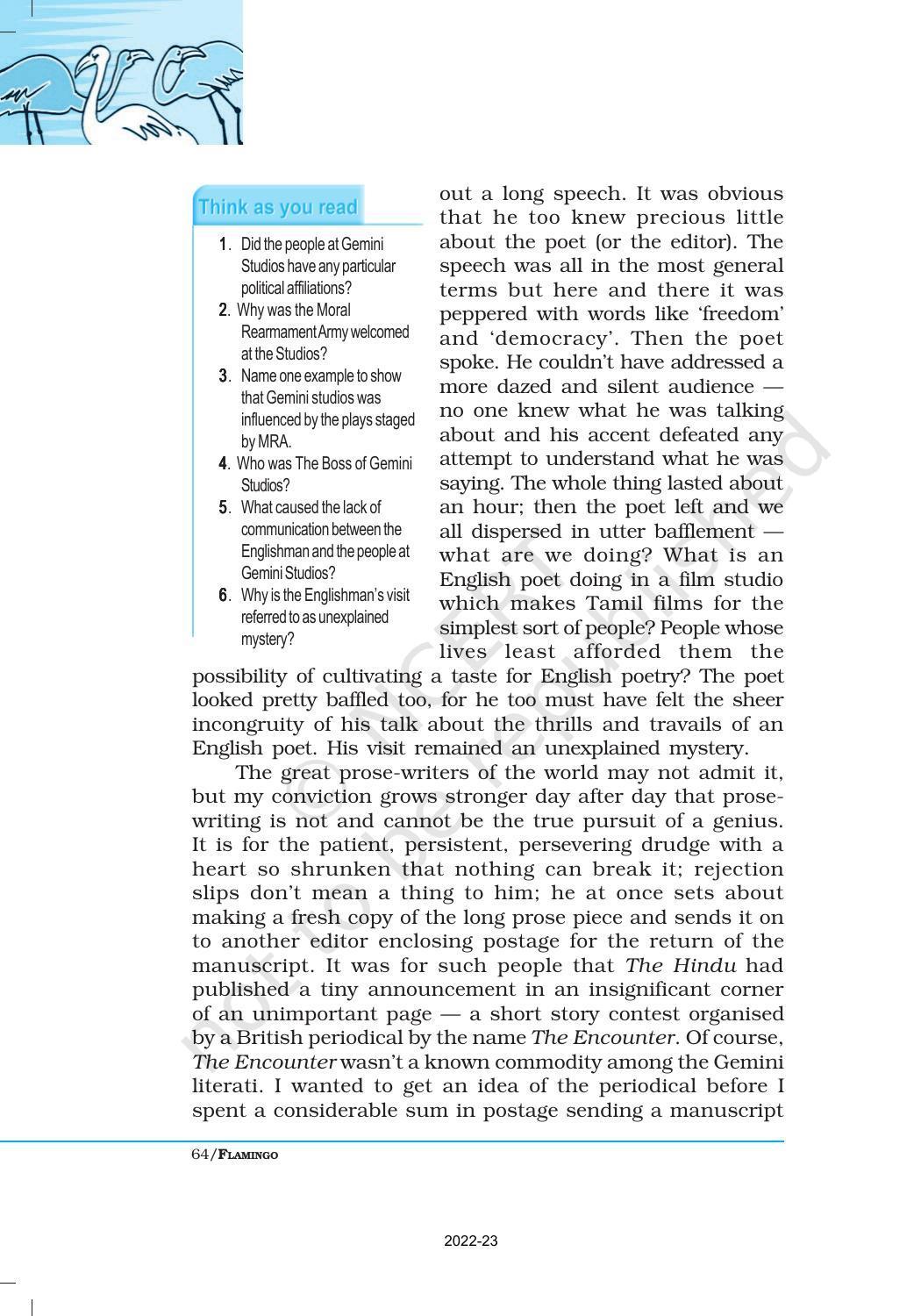 NCERT Book for Class 12 English Chapter 6 Poets And Pancakes - Page 8