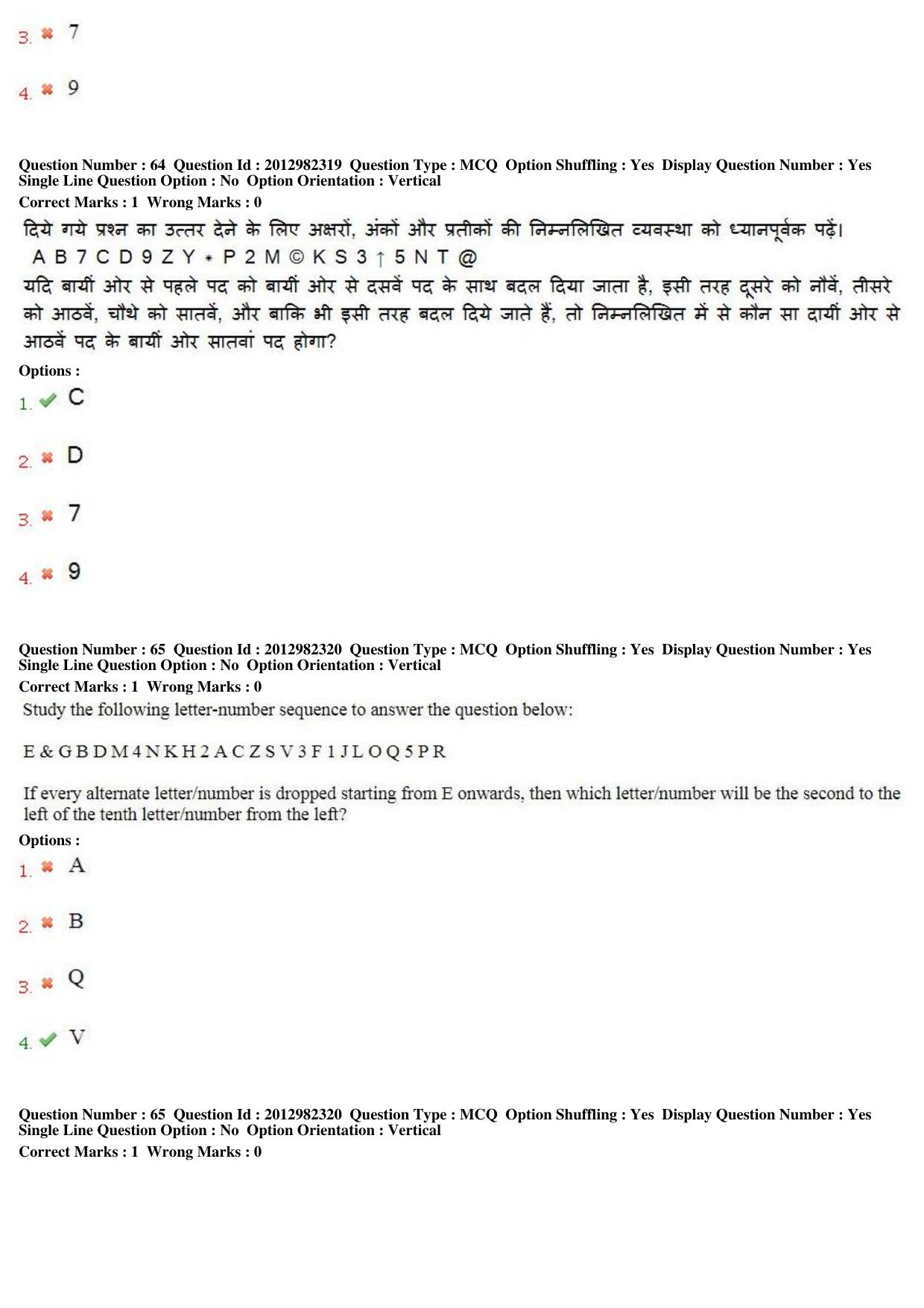 MP CPCT 28th April 2019 CPCT Question Paper Shift 1 - Page 47