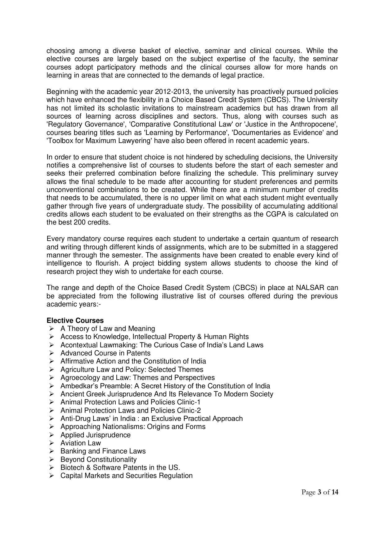 CLAT 2022 Information Brochure - Page 3